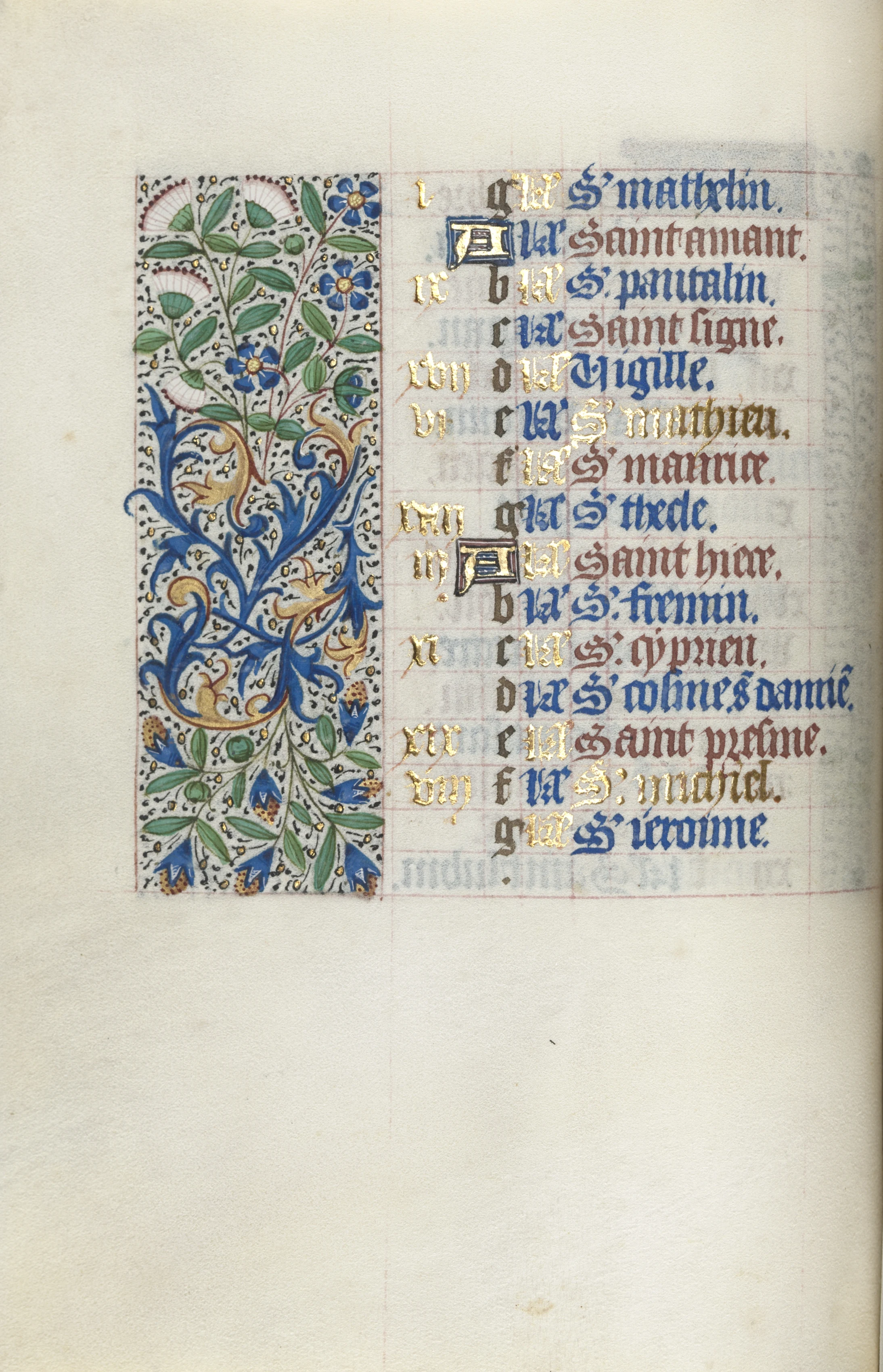 Book of Hours (Use of Rouen): fol. 9v
