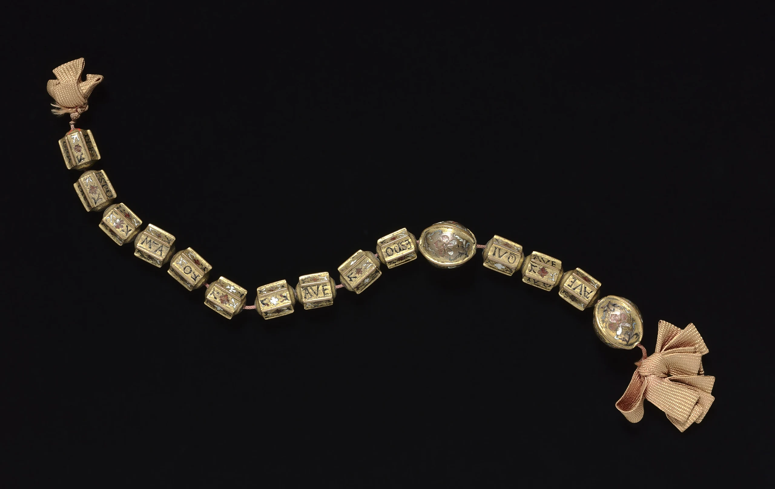 Beads from a Rosary