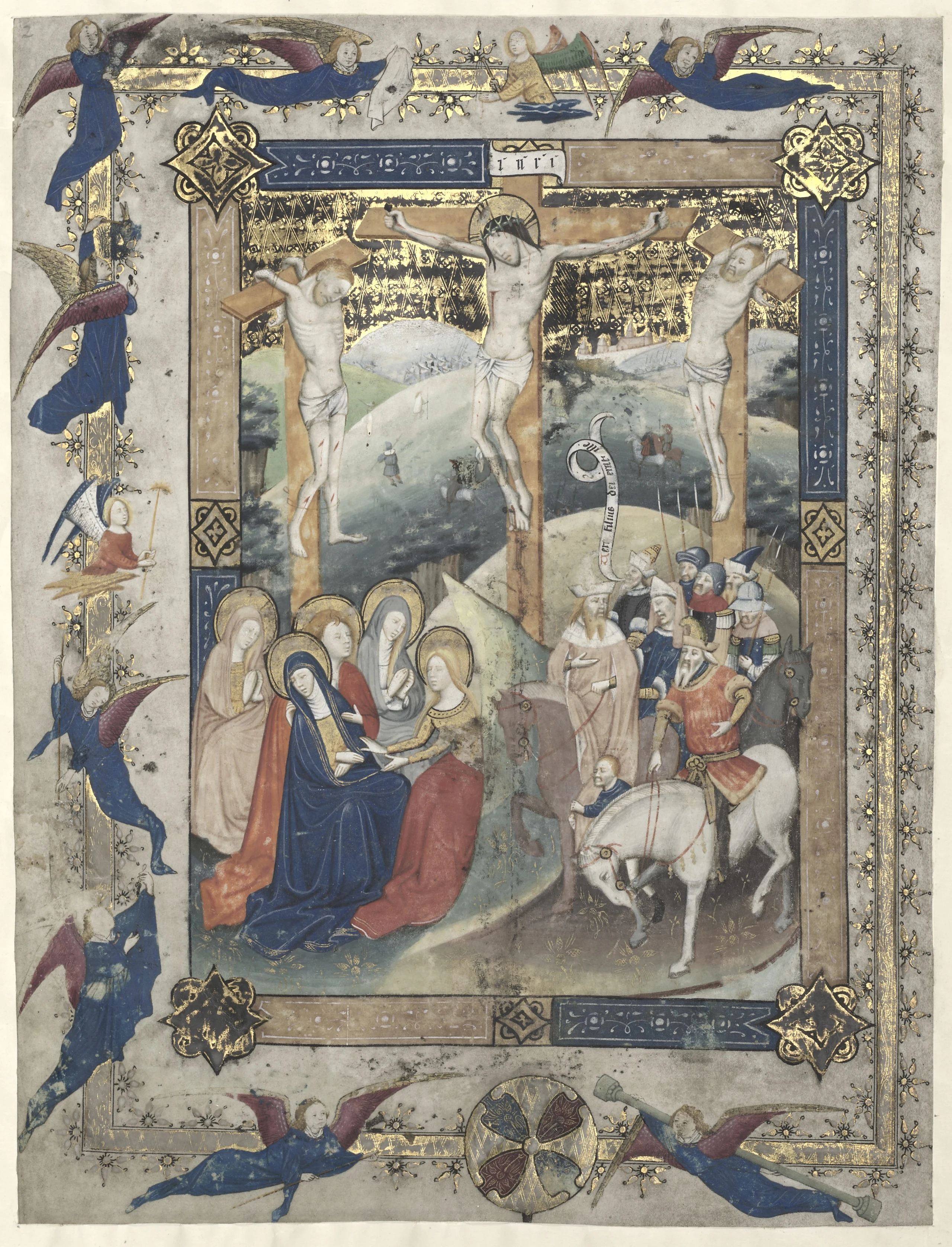 Leaf from a Missal: The Crucifixion (Frontispiece for the Canon of the Mass)