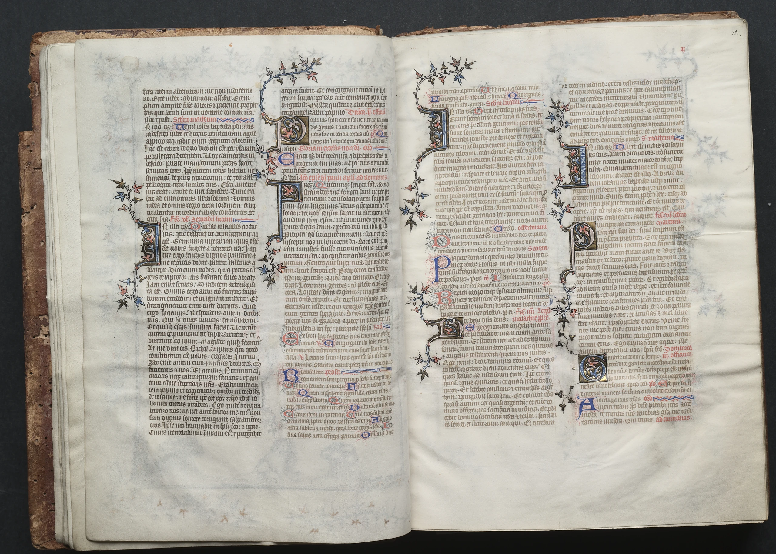 The Gotha Missal: Fol. 12r, Text