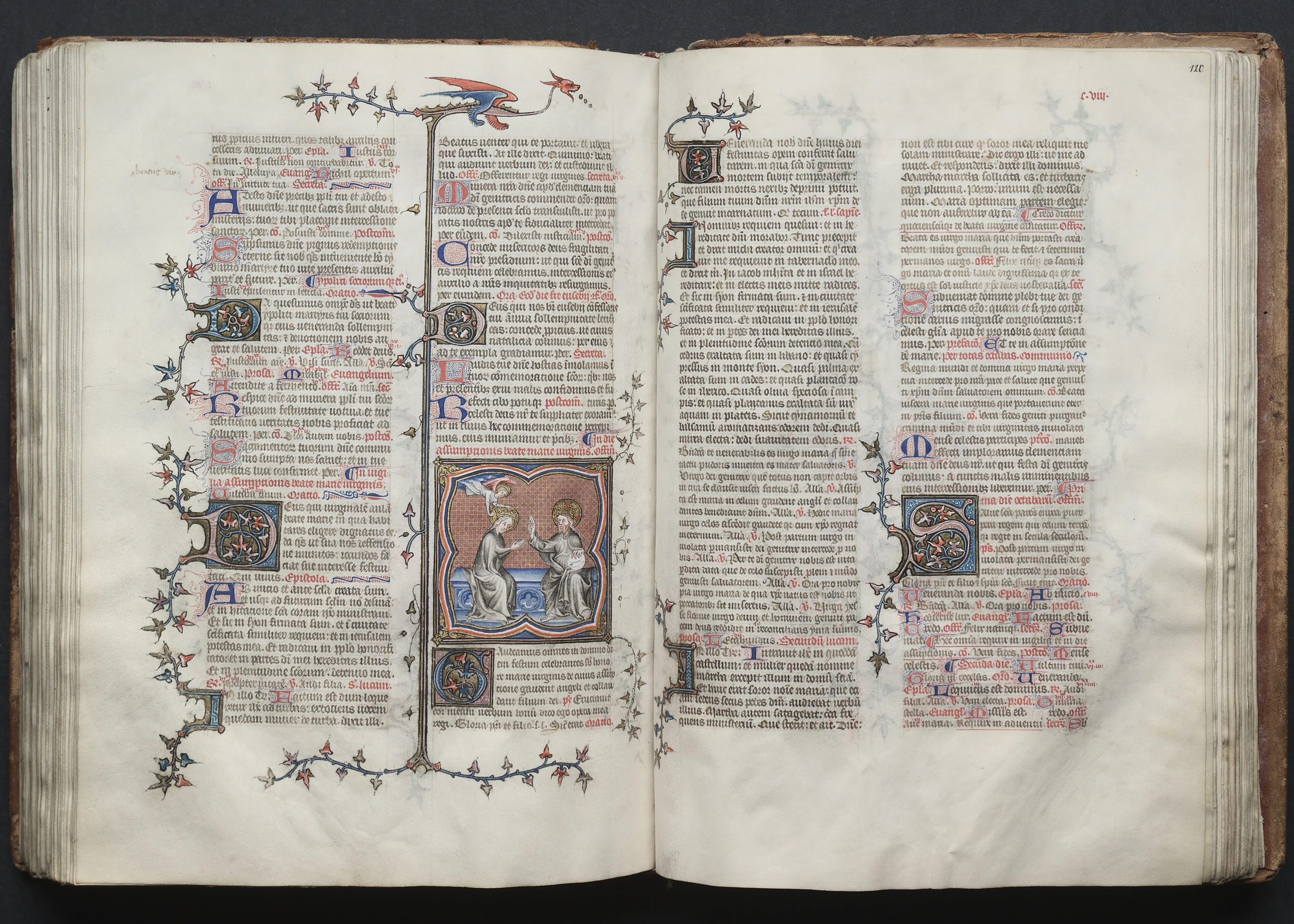 The Gotha Missal: Fol. 120r, Text