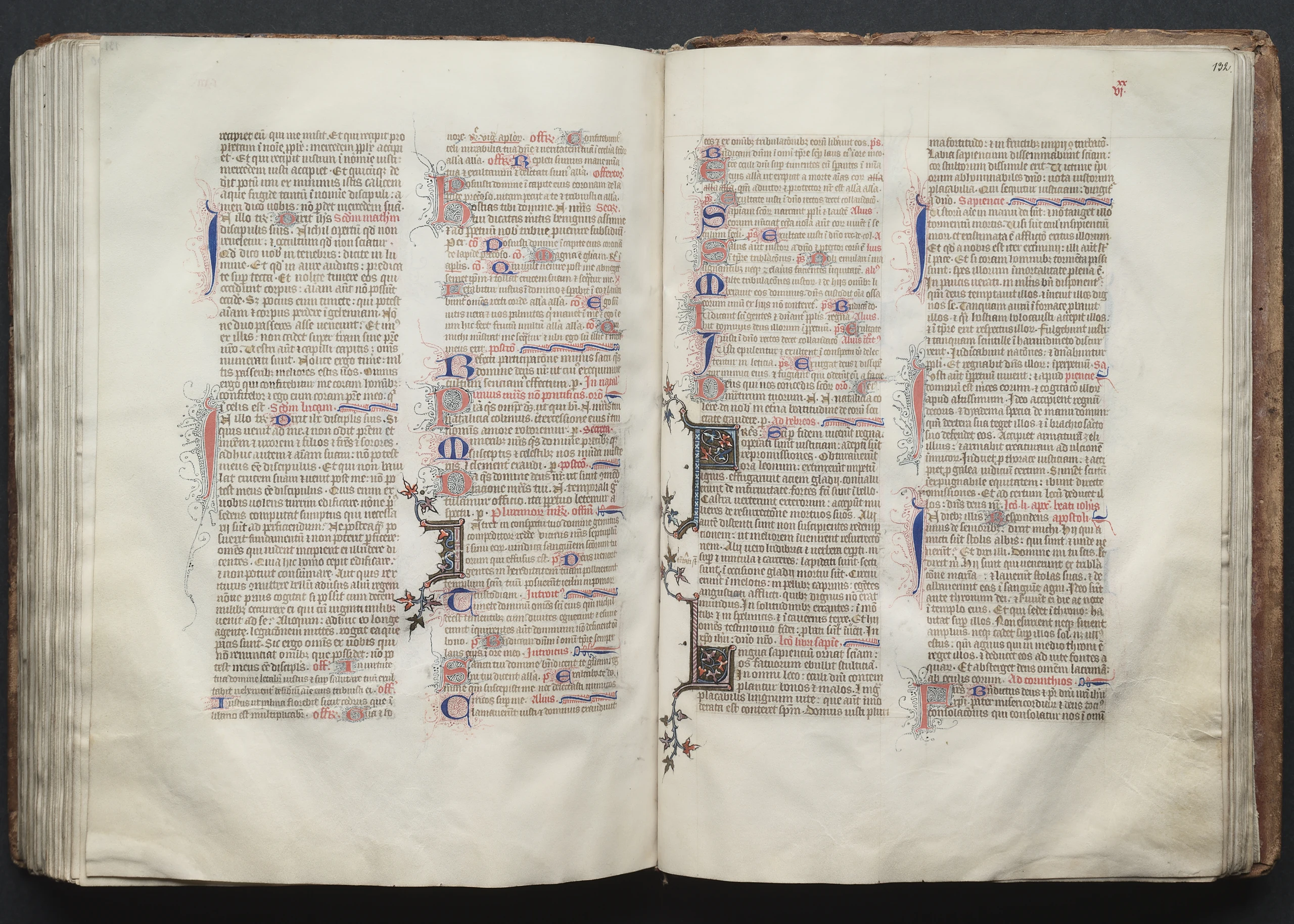 The Gotha Missal: Fol. 132r, Text