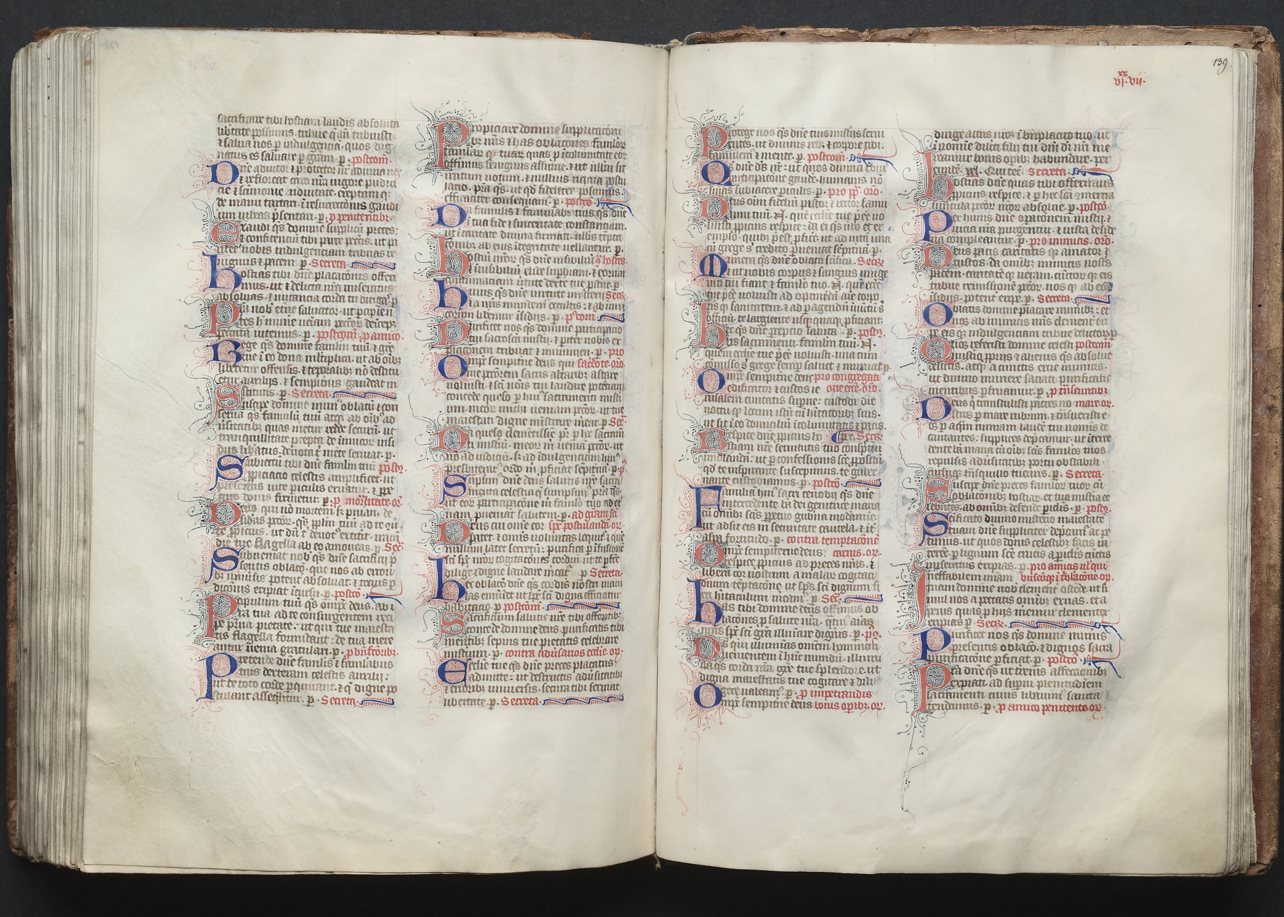 The Gotha Missal: Fol. 139r, Text
