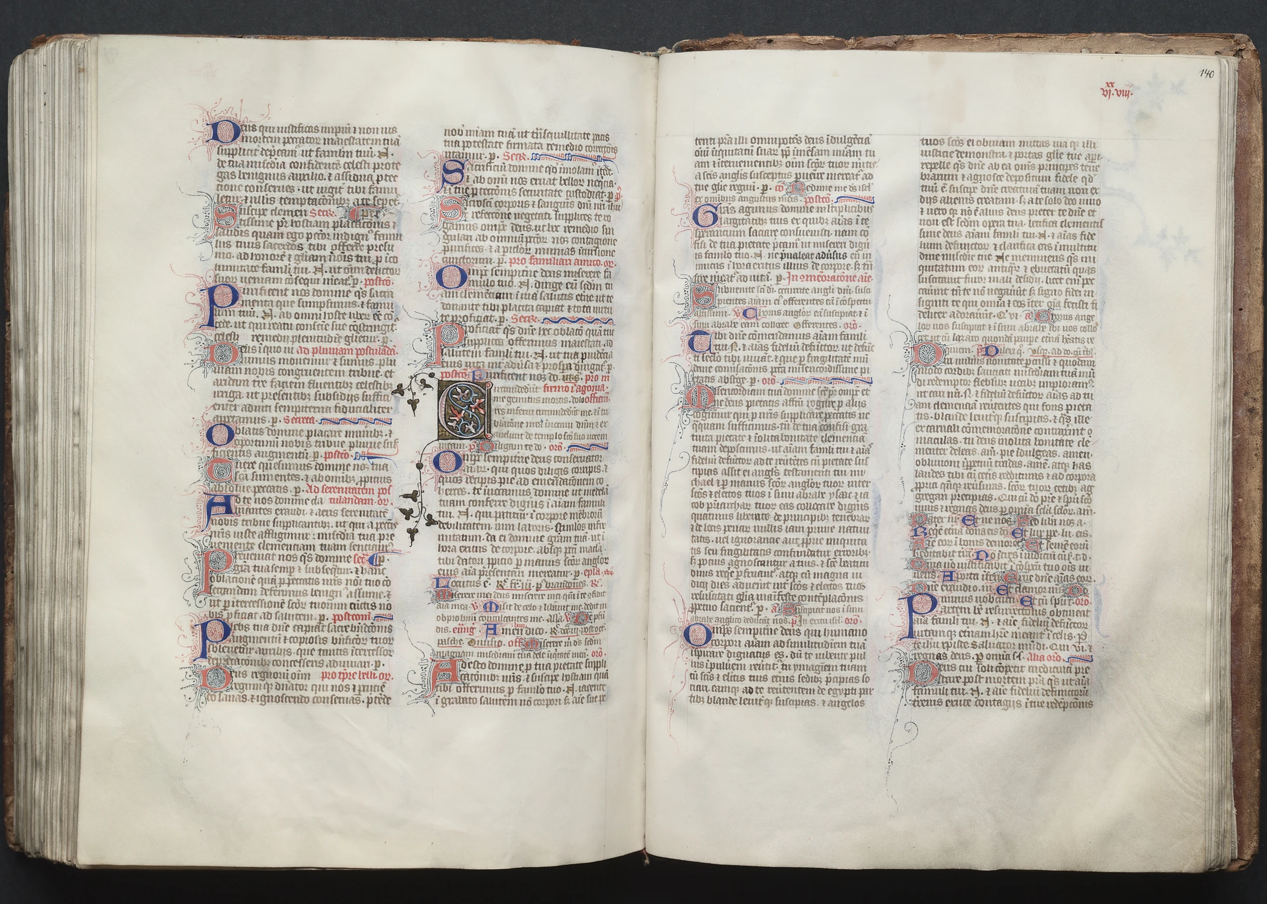 The Gotha Missal: Fol. 140r, Text