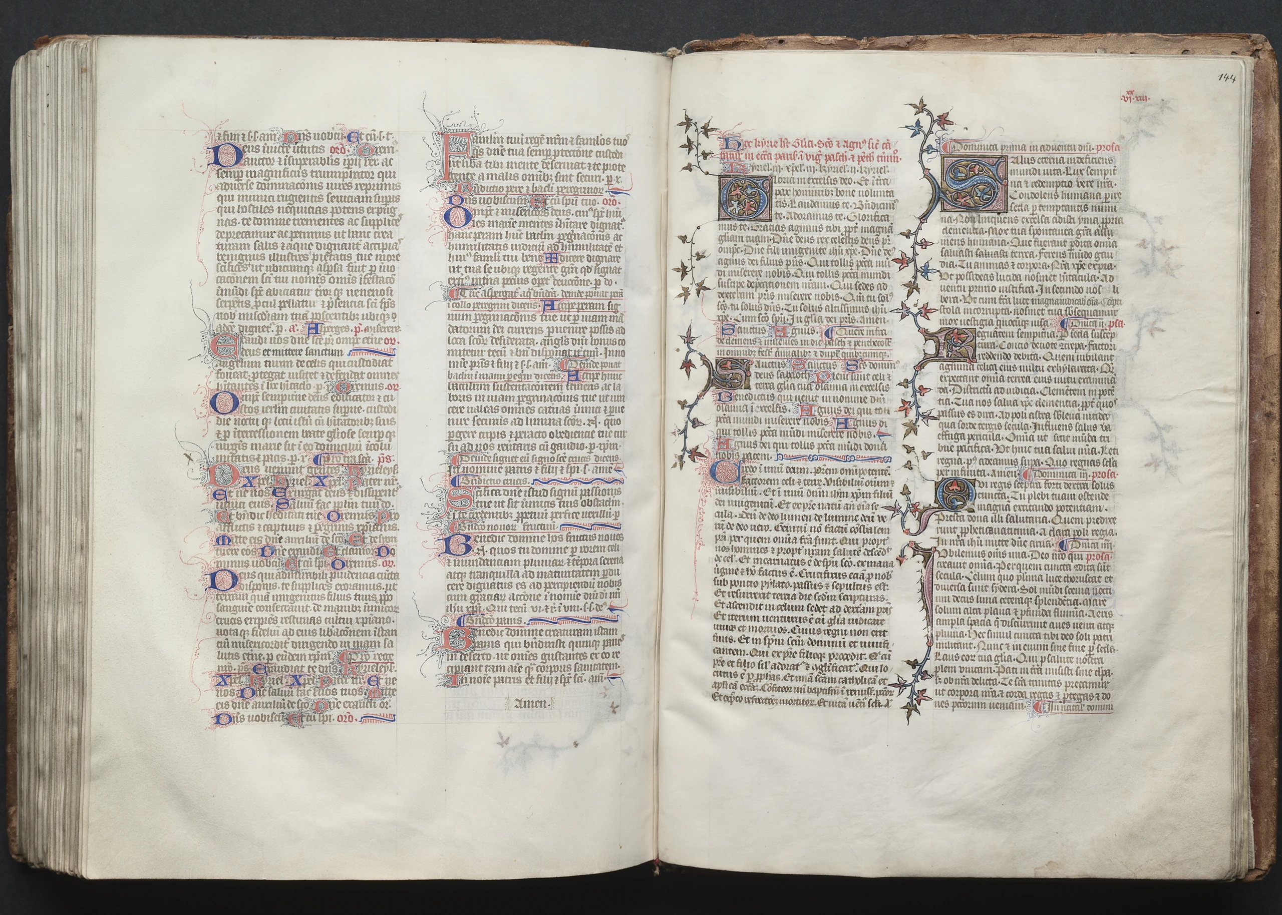 The Gotha Missal: Fol. 143v Text