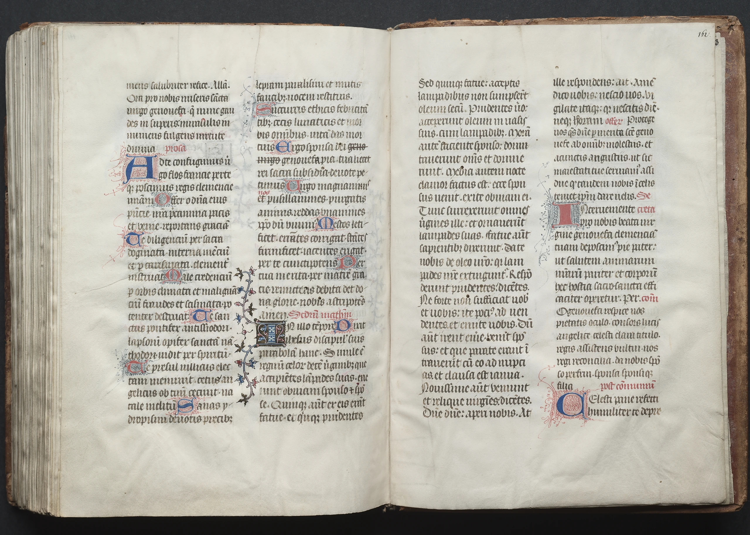The Gotha Missal: Fol. 162r, Text