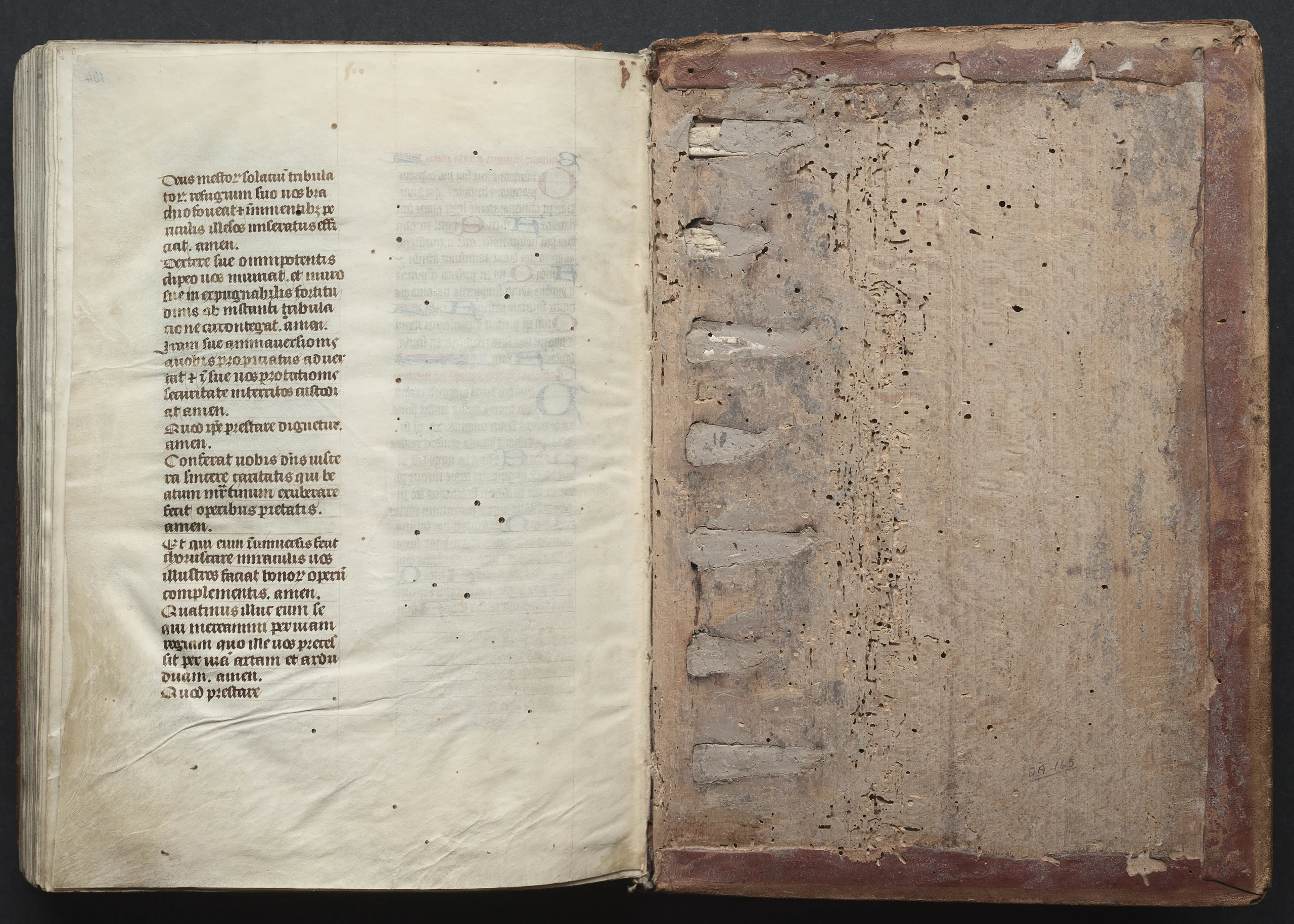 The Gotha Missal: Fol. 164v, Text