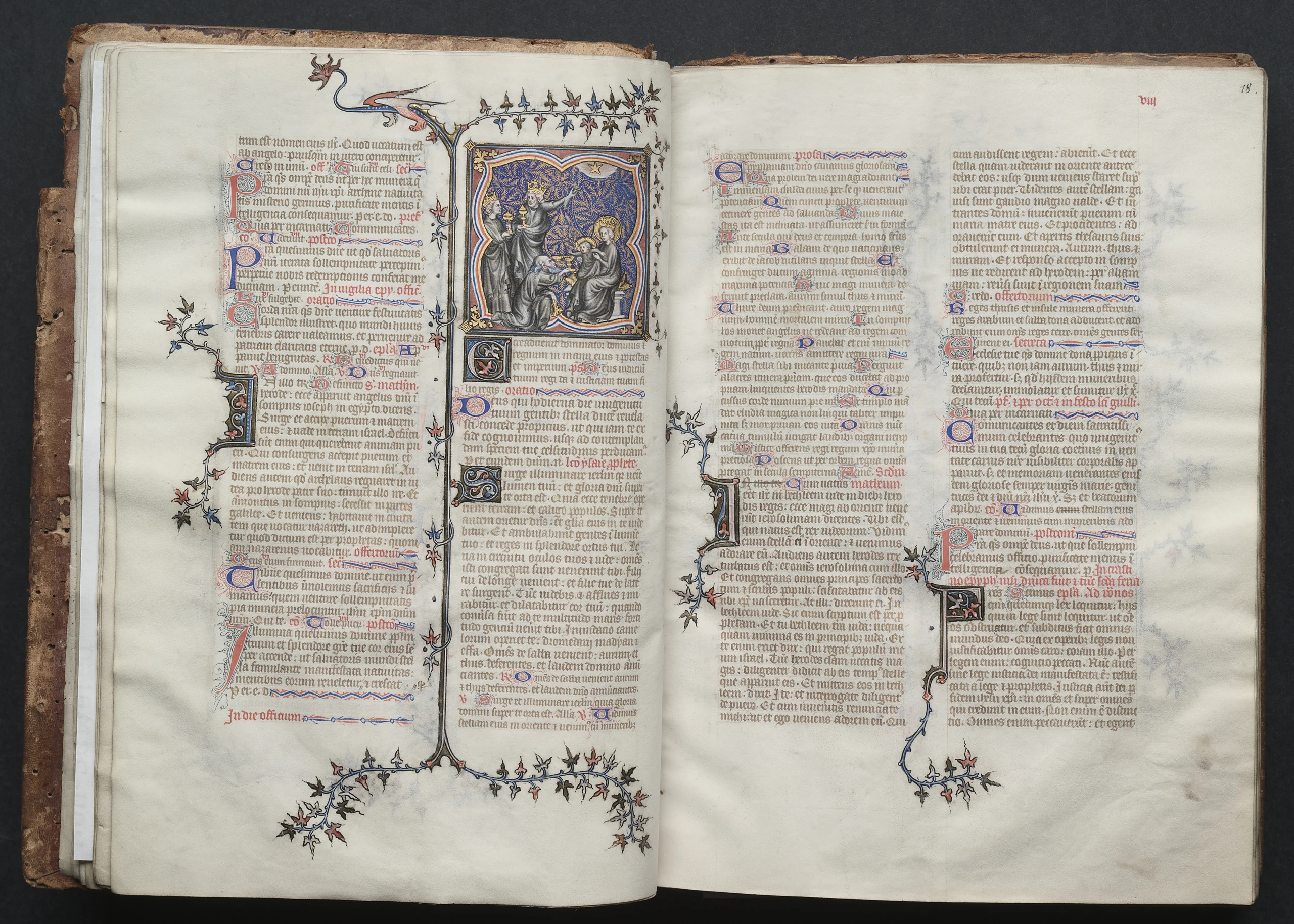 The Gotha Missal: Fol. 18r, Text