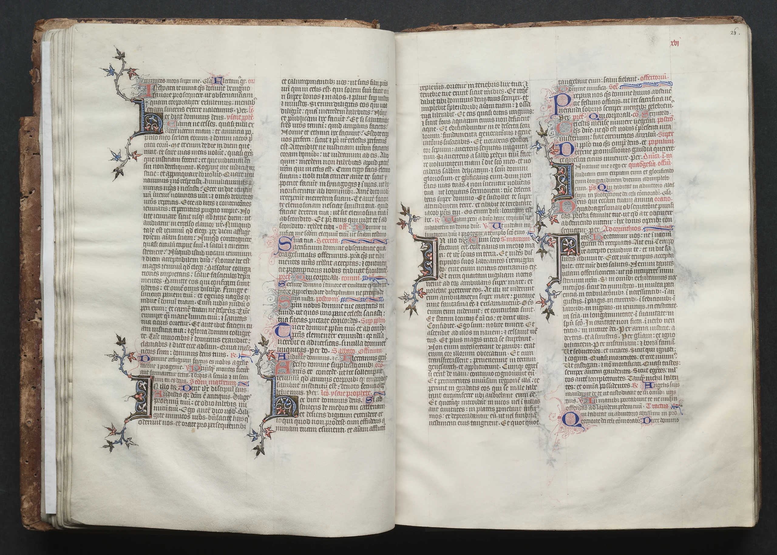 The Gotha Missal: Fol. 26r, Text