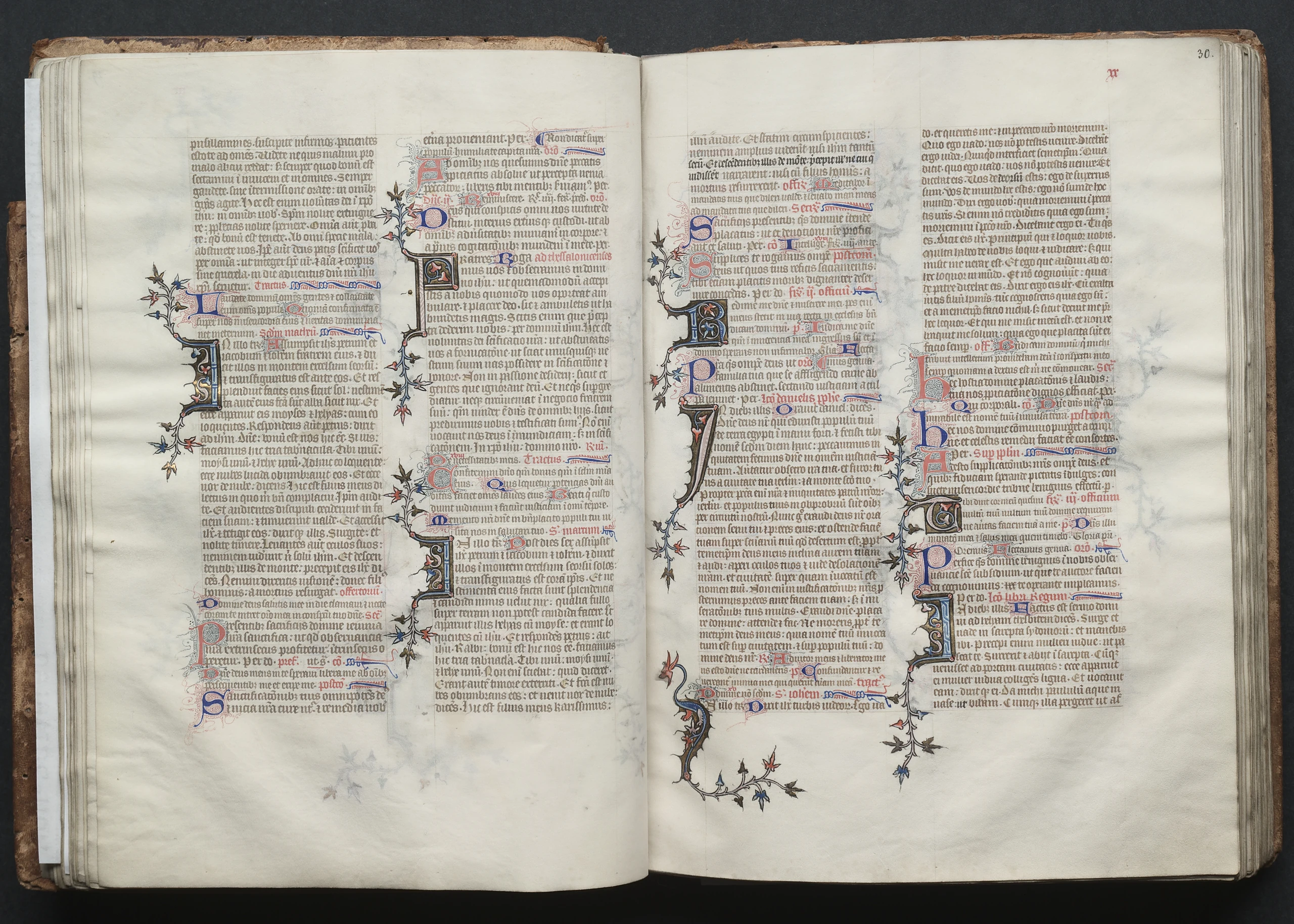 The Gotha Missal: Fol. 30r, Text