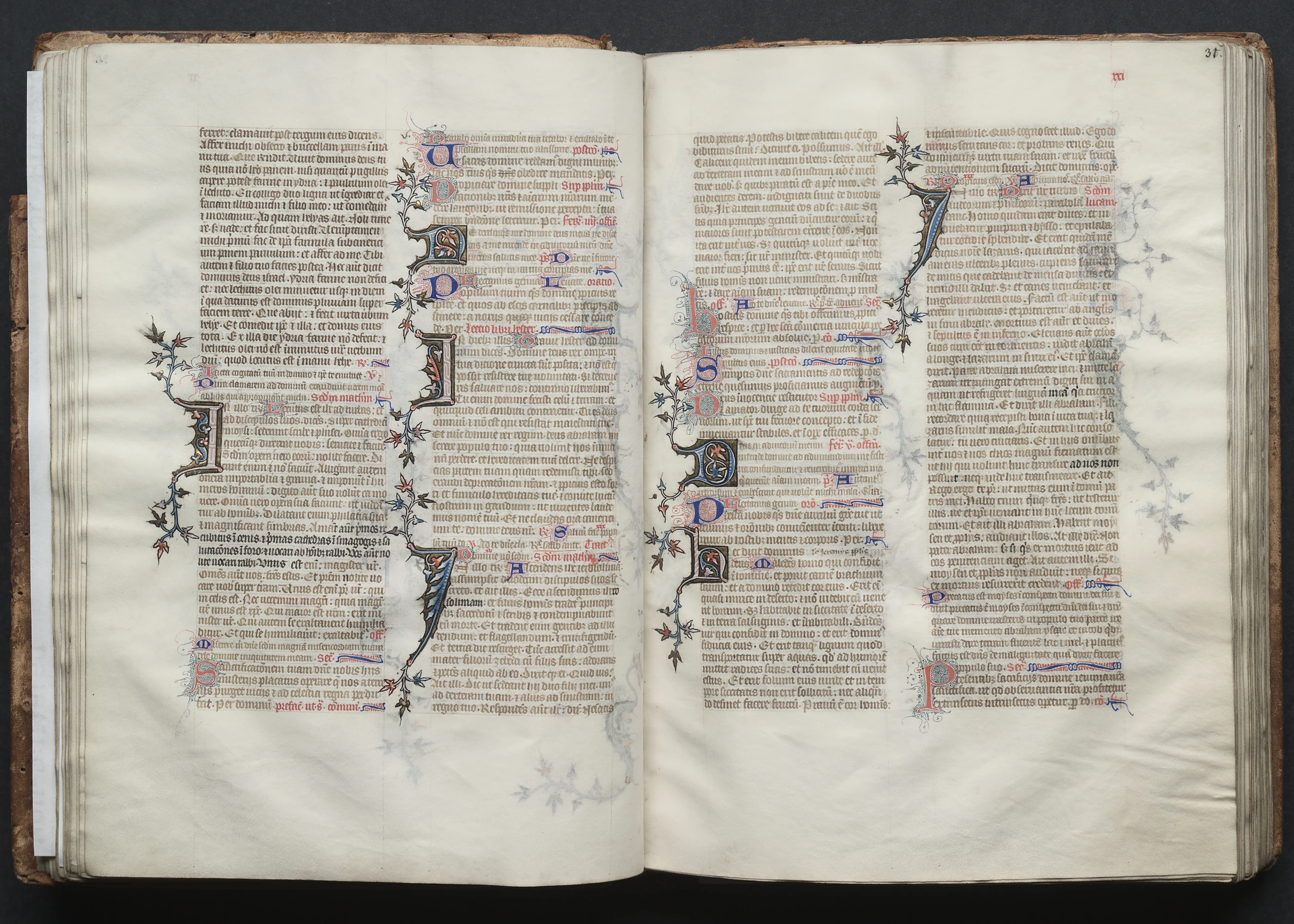 The Gotha Missal: Fol. 31r, Text
