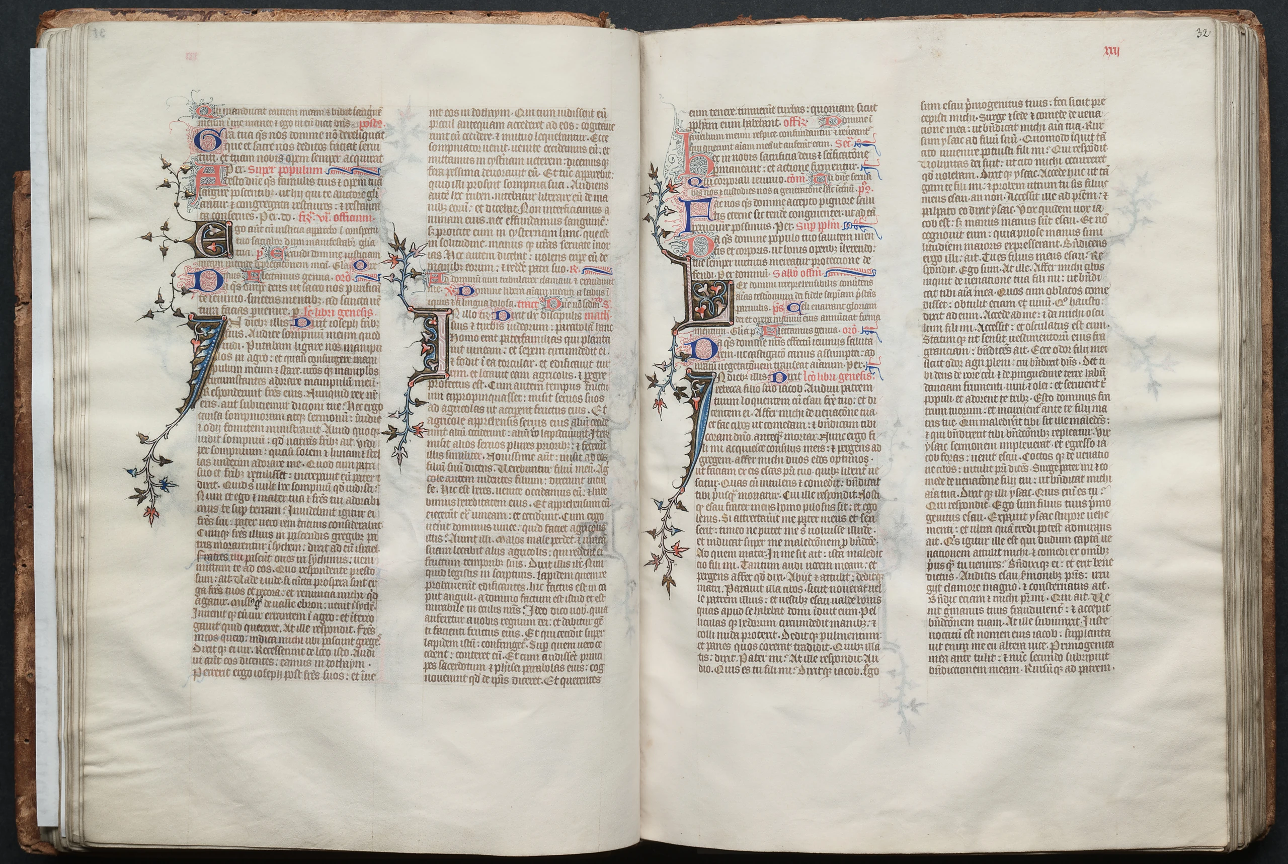 The Gotha Missal: Fol. 32r, Text