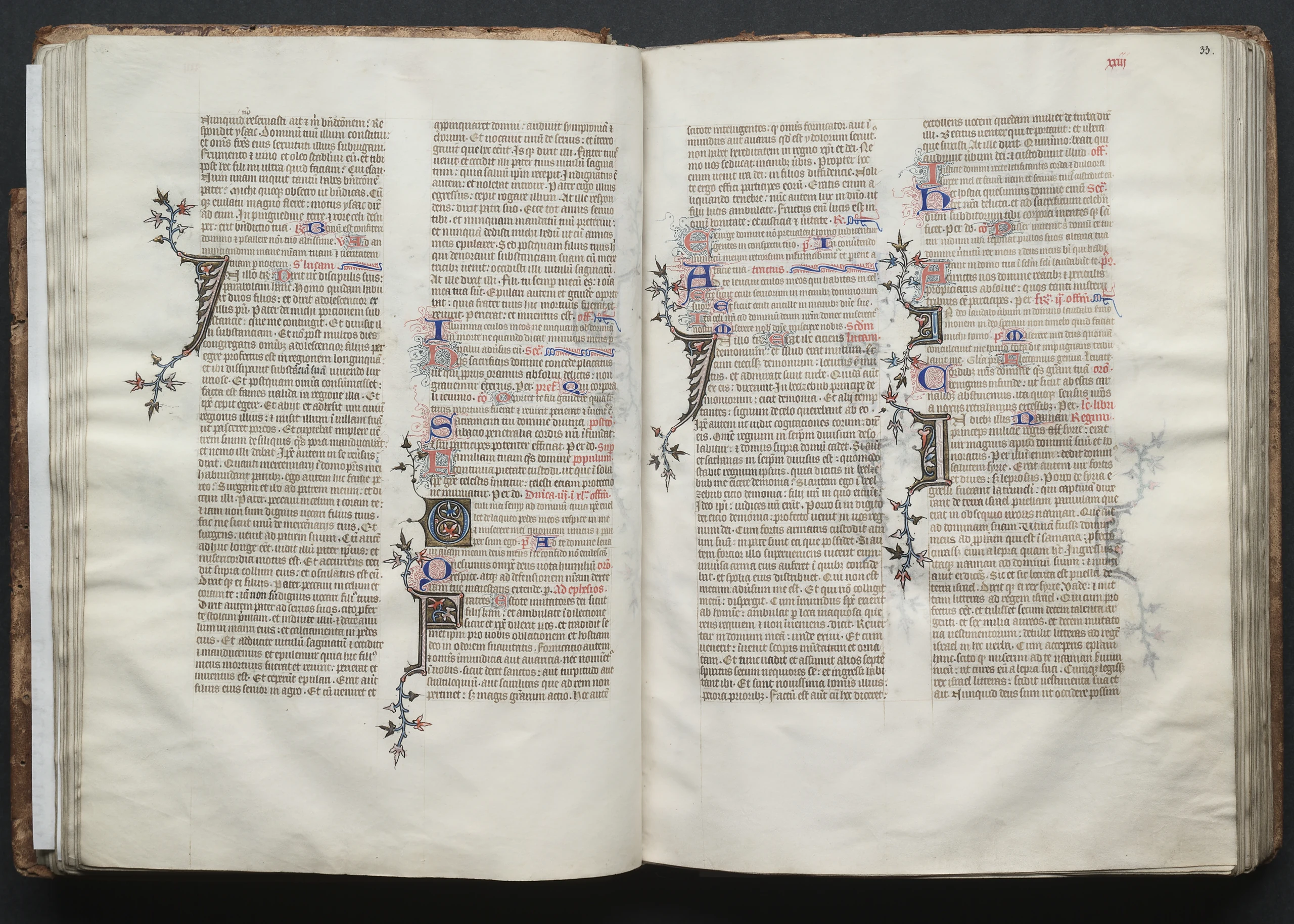 The Gotha Missal: Fol. 33r, Text