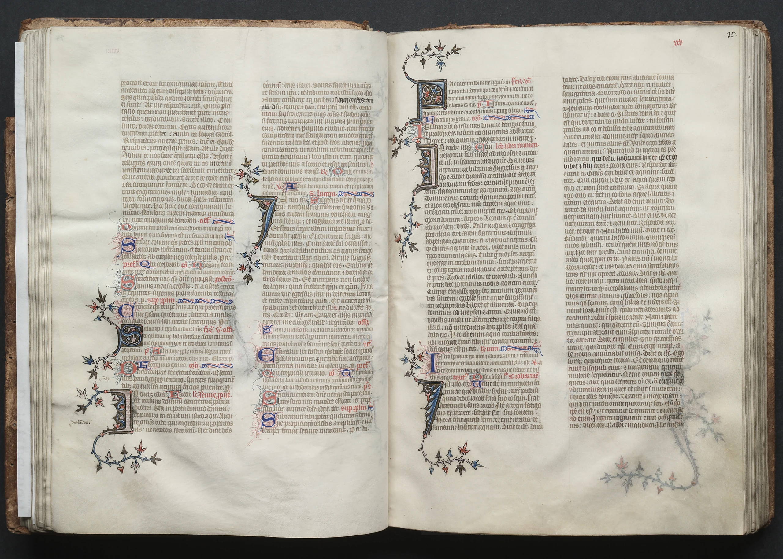 The Gotha Missal: Fol. 35r, Text