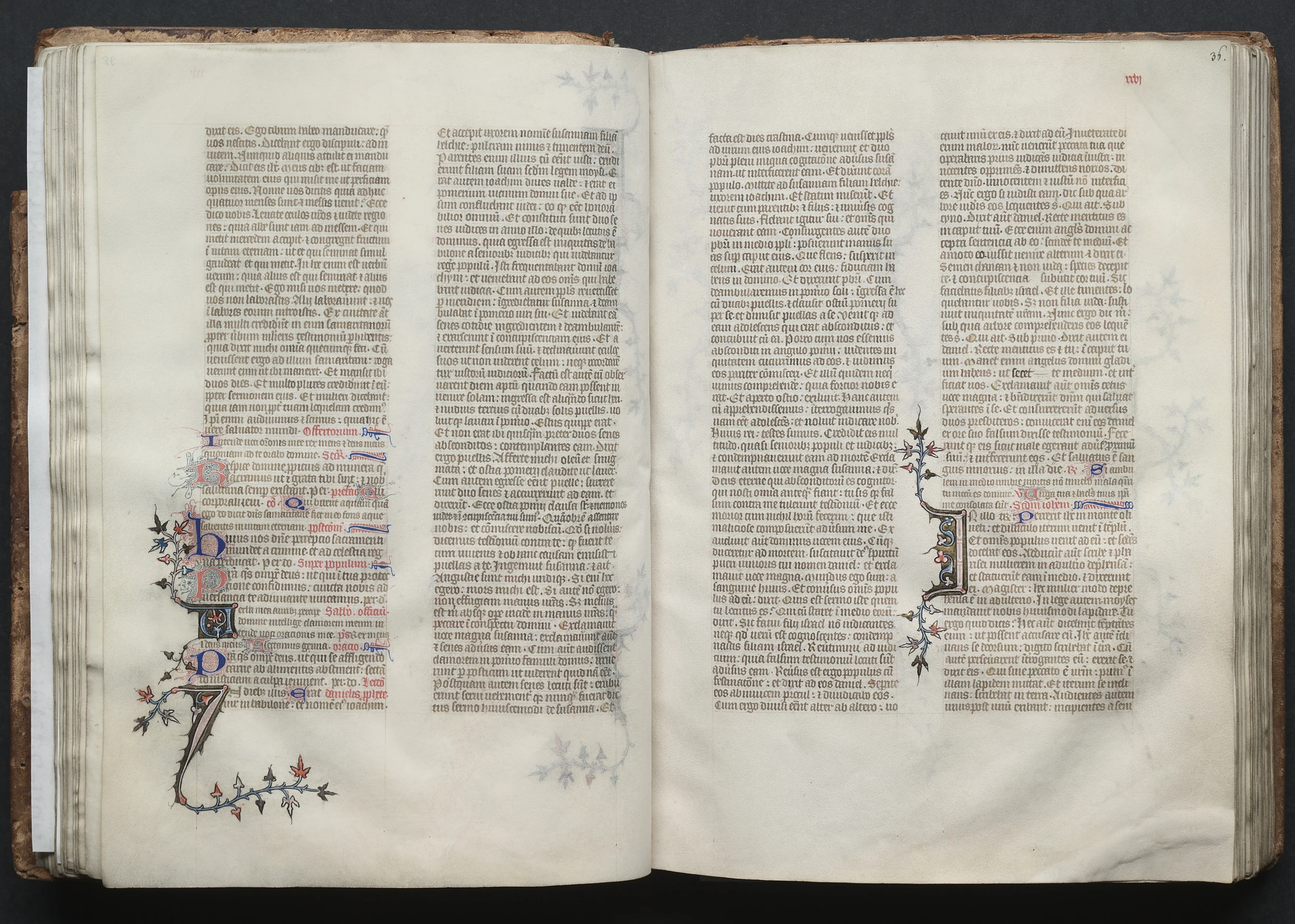 The Gotha Missal: Fol. 36r, Text