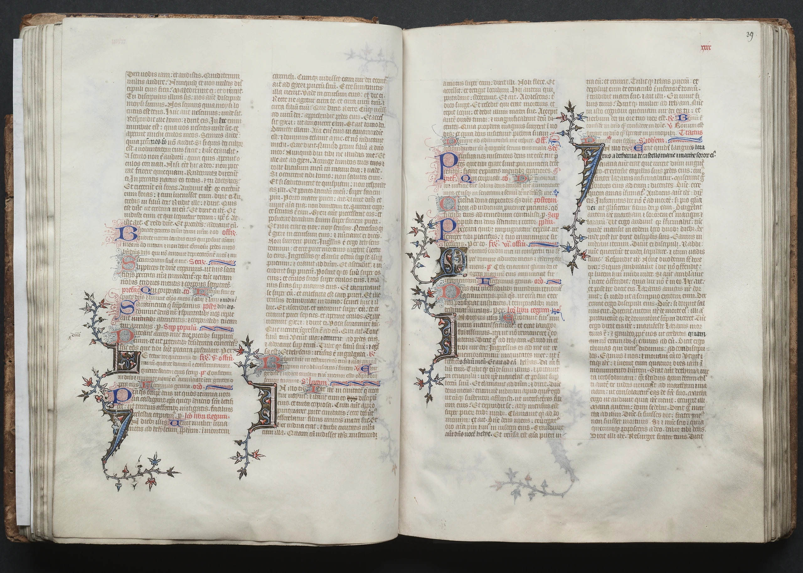 The Gotha Missal: Fol. 39r, Text