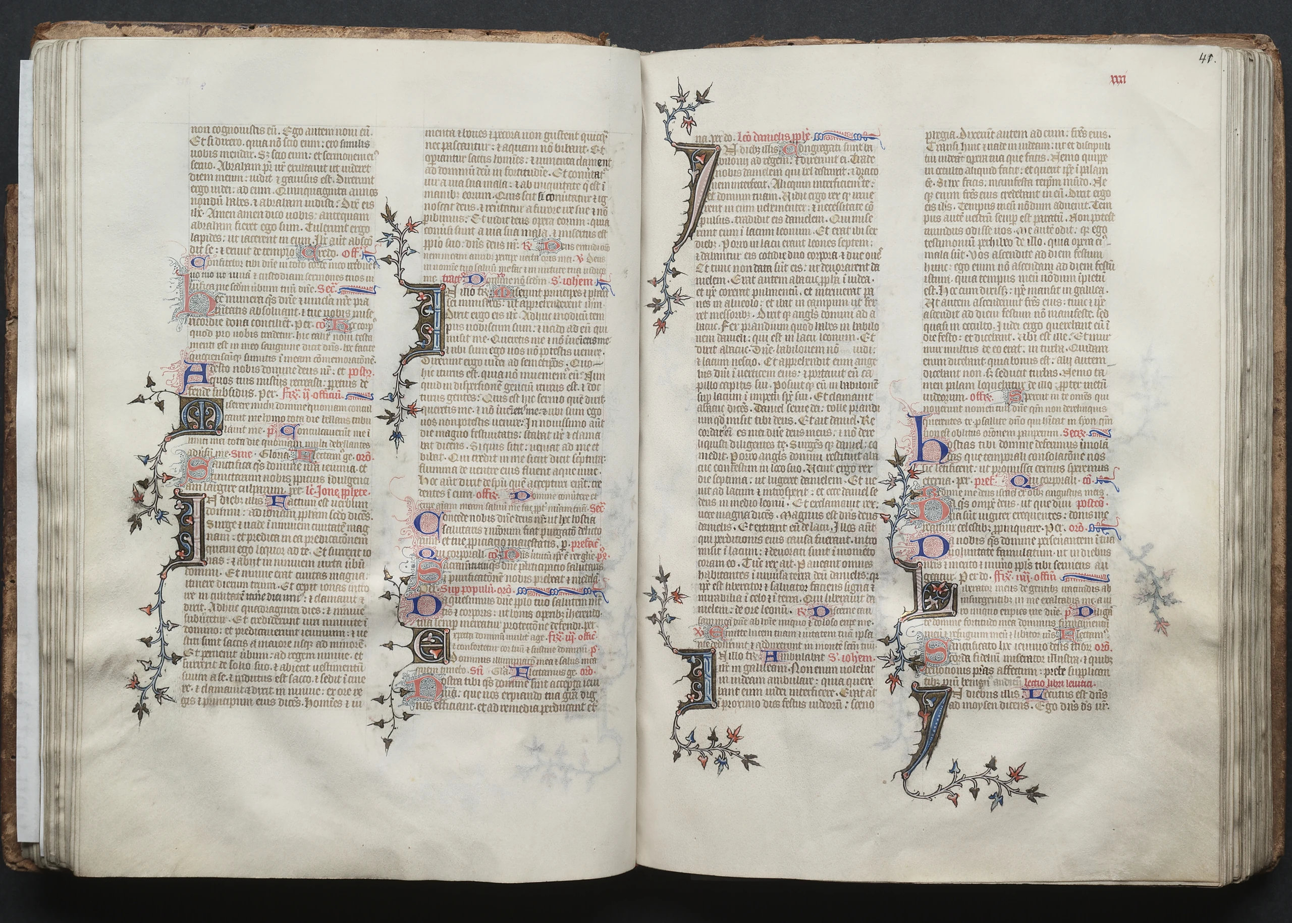 The Gotha Missal: Fol. 41r, Text