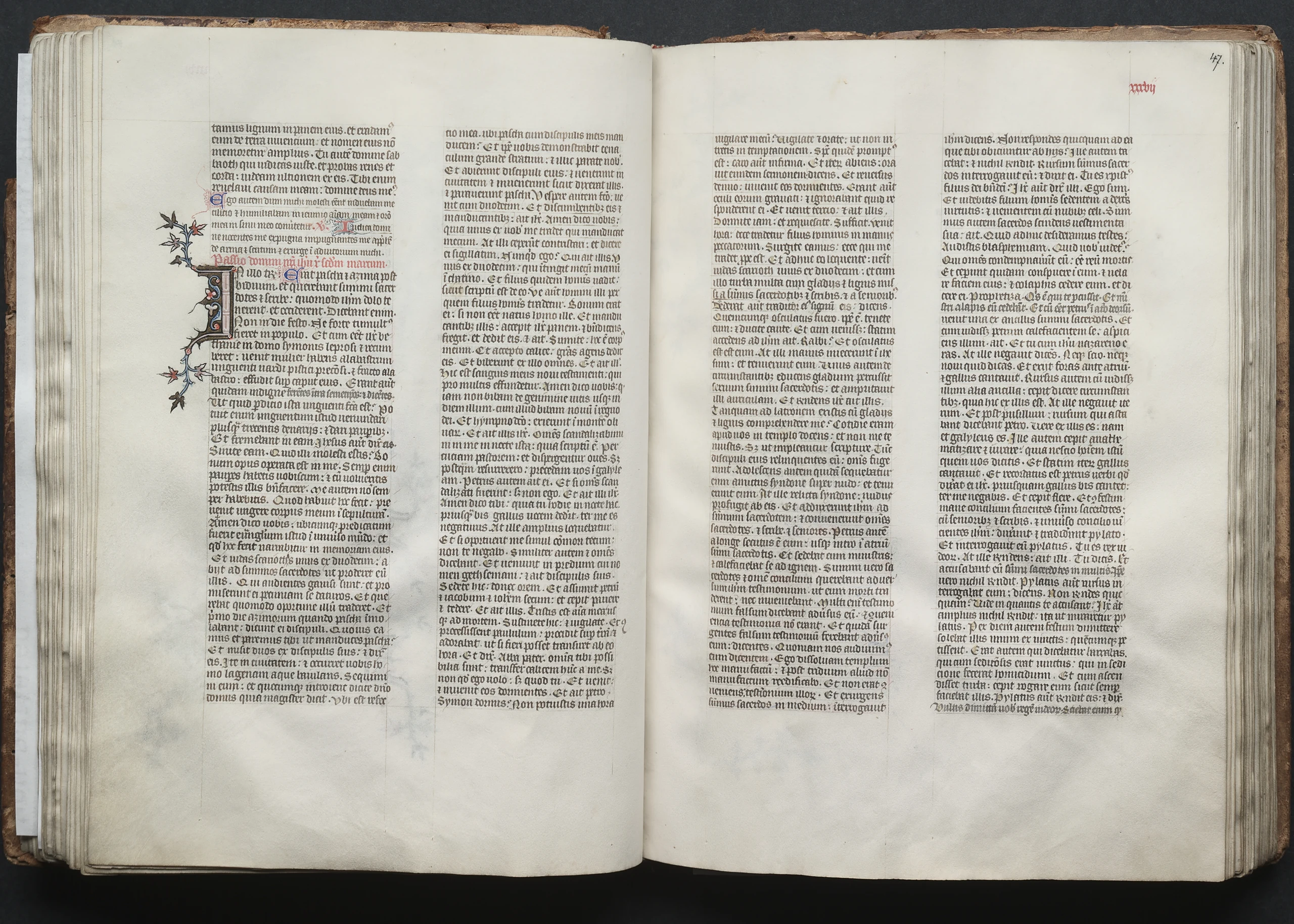 The Gotha Missal: Fol. 47r, Text