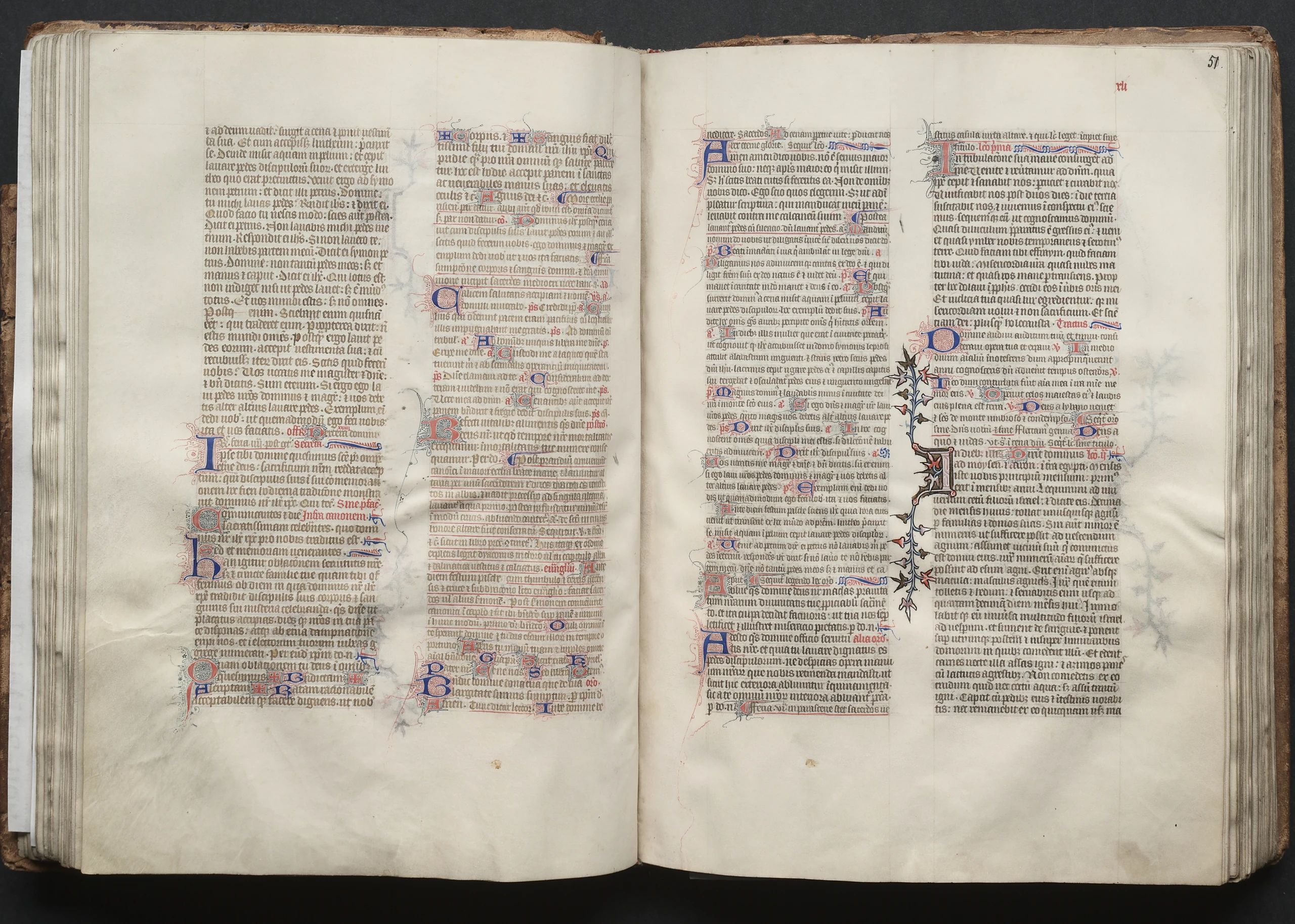 The Gotha Missal: Fol. 51r, Text