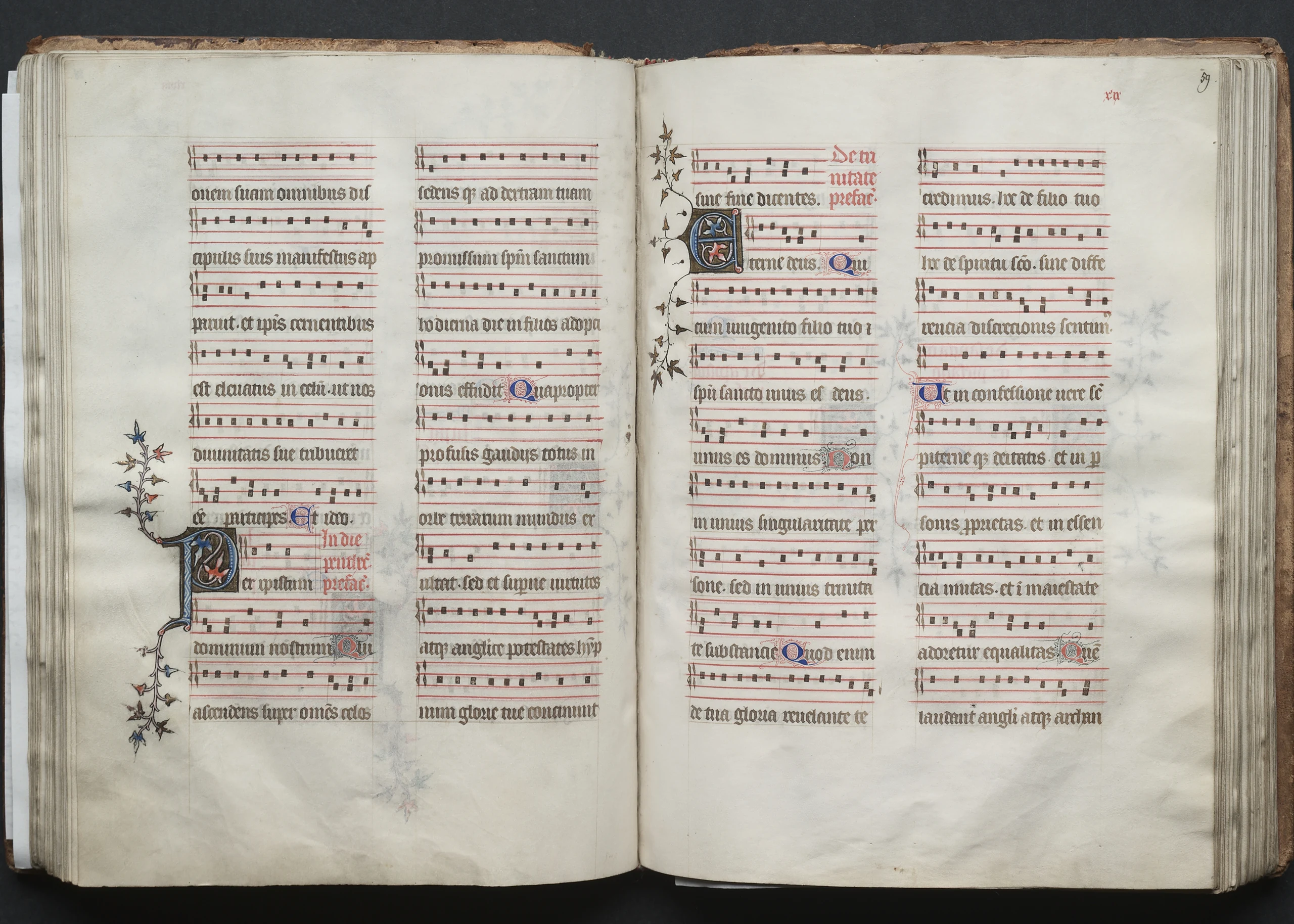 The Gotha Missal: Fol. 59r, Text