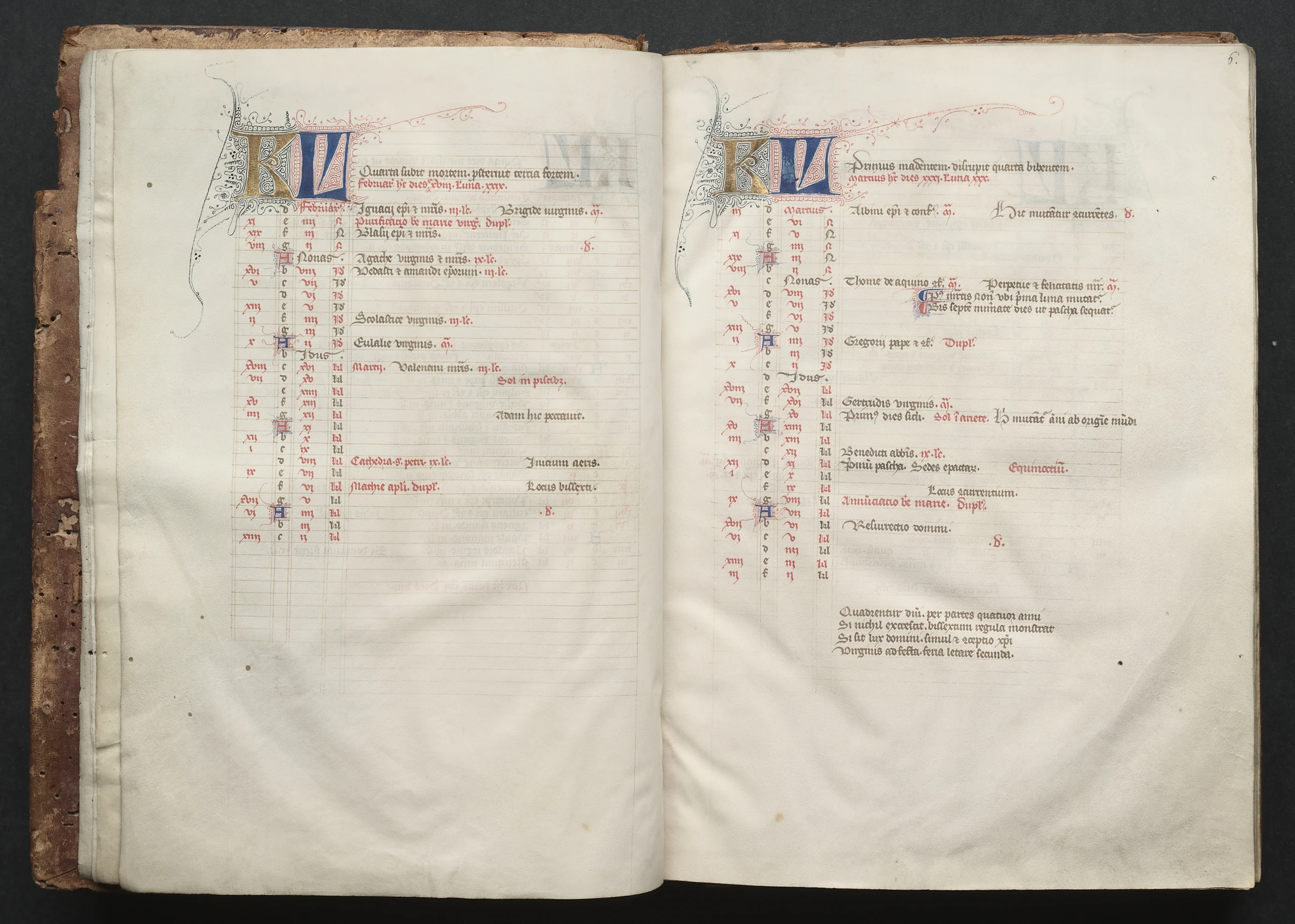 The Gotha Missal: Fol. 6r, Text