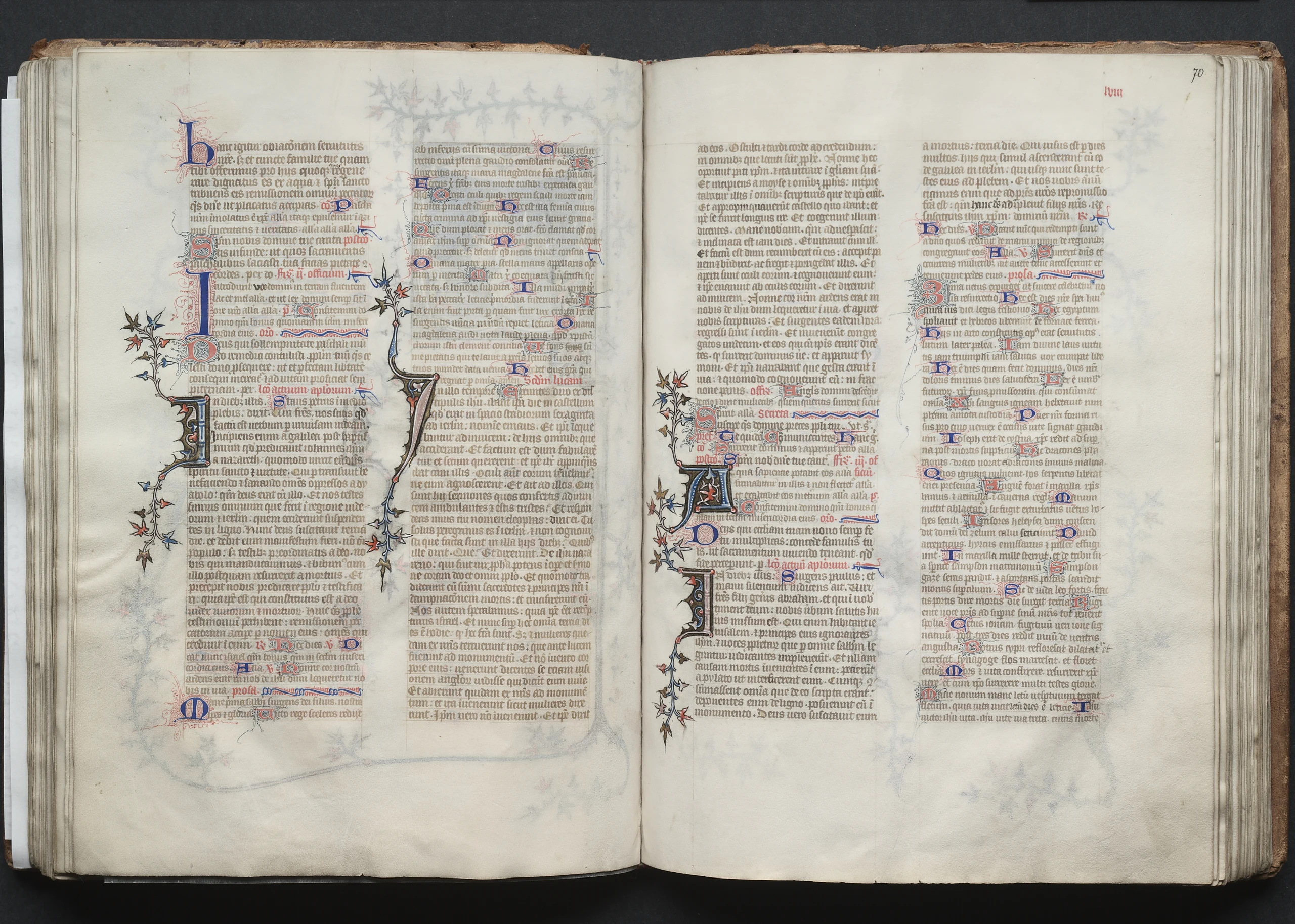 The Gotha Missal: Fol. 70r, Text