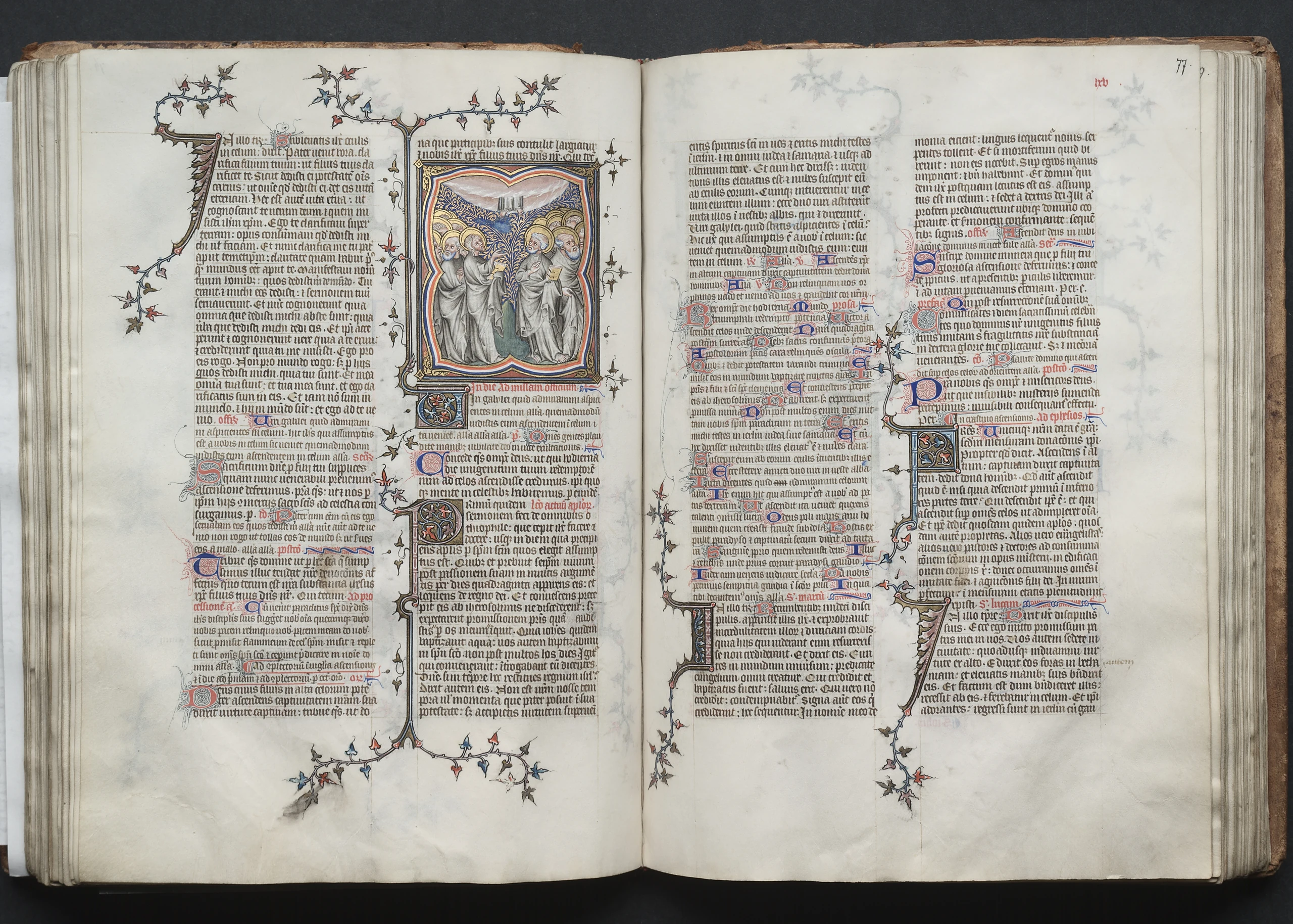 The Gotha Missal: Fol. 77r, Text