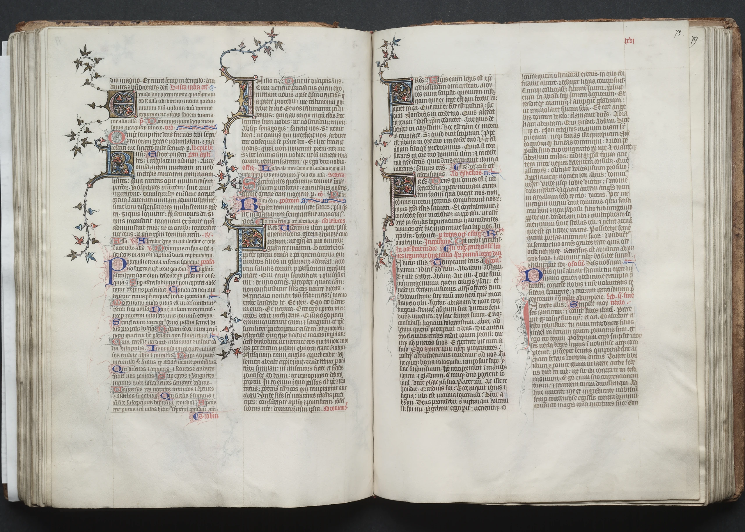 The Gotha Missal: Fol. 78r, Text