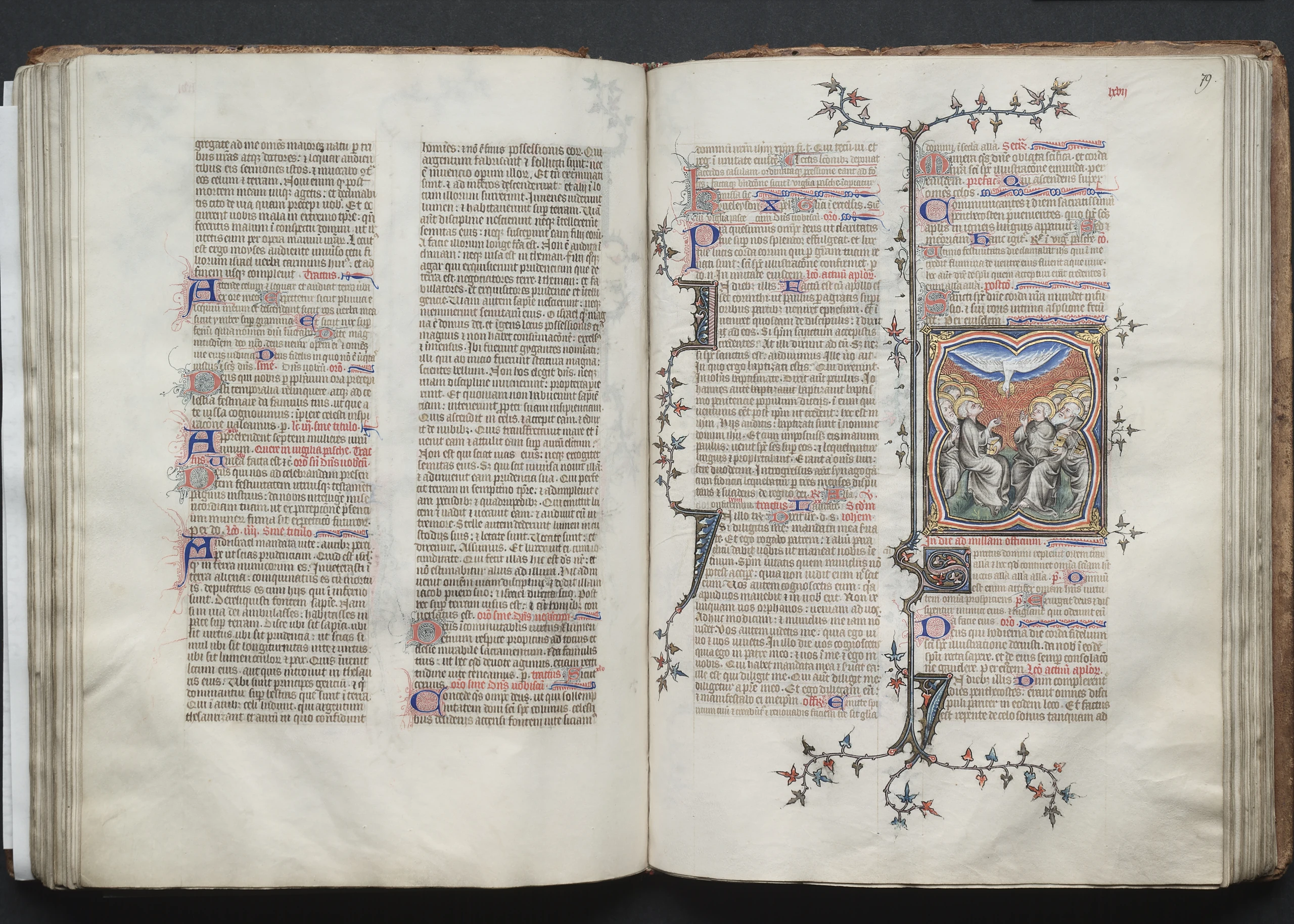The Gotha Missal: Fol 79r, The Pentecost