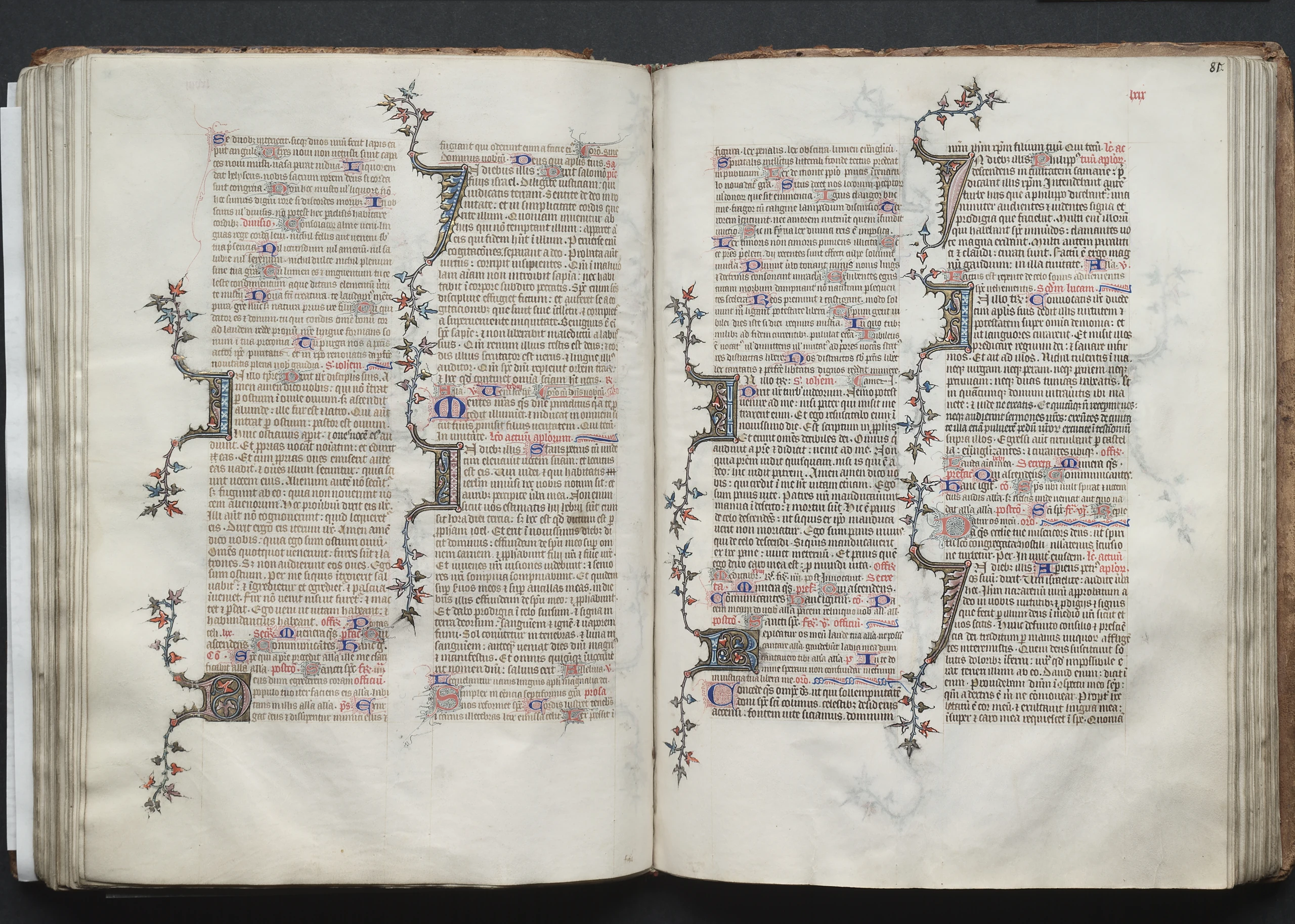The Gotha Missal: Fol. 81r, Text