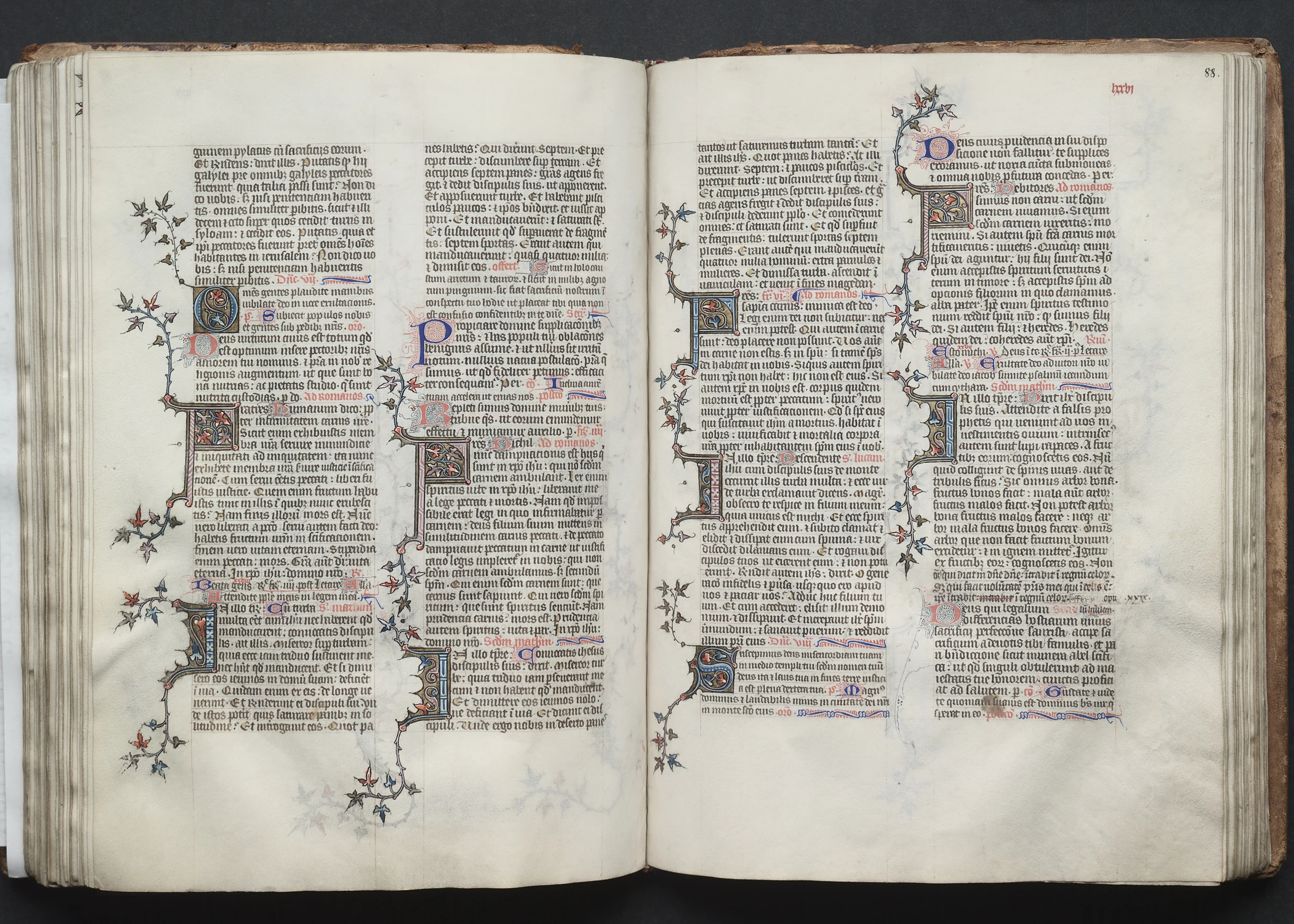 The Gotha Missal: Fol. 88r, Text