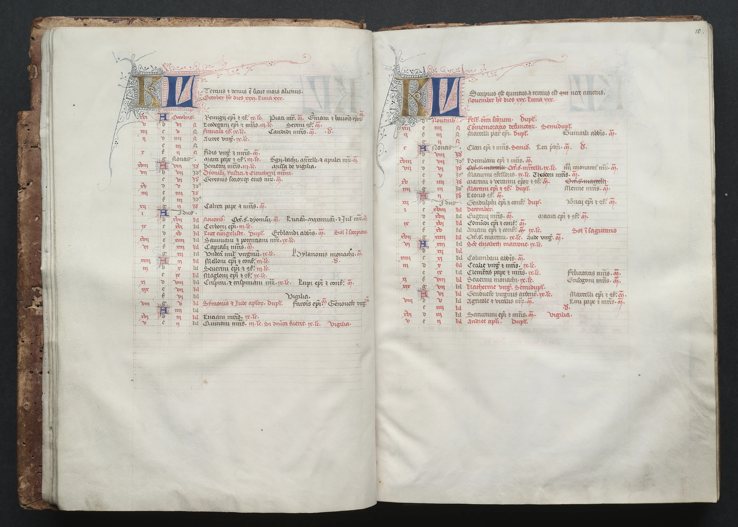The Gotha Missal: Fol. 9v, Text