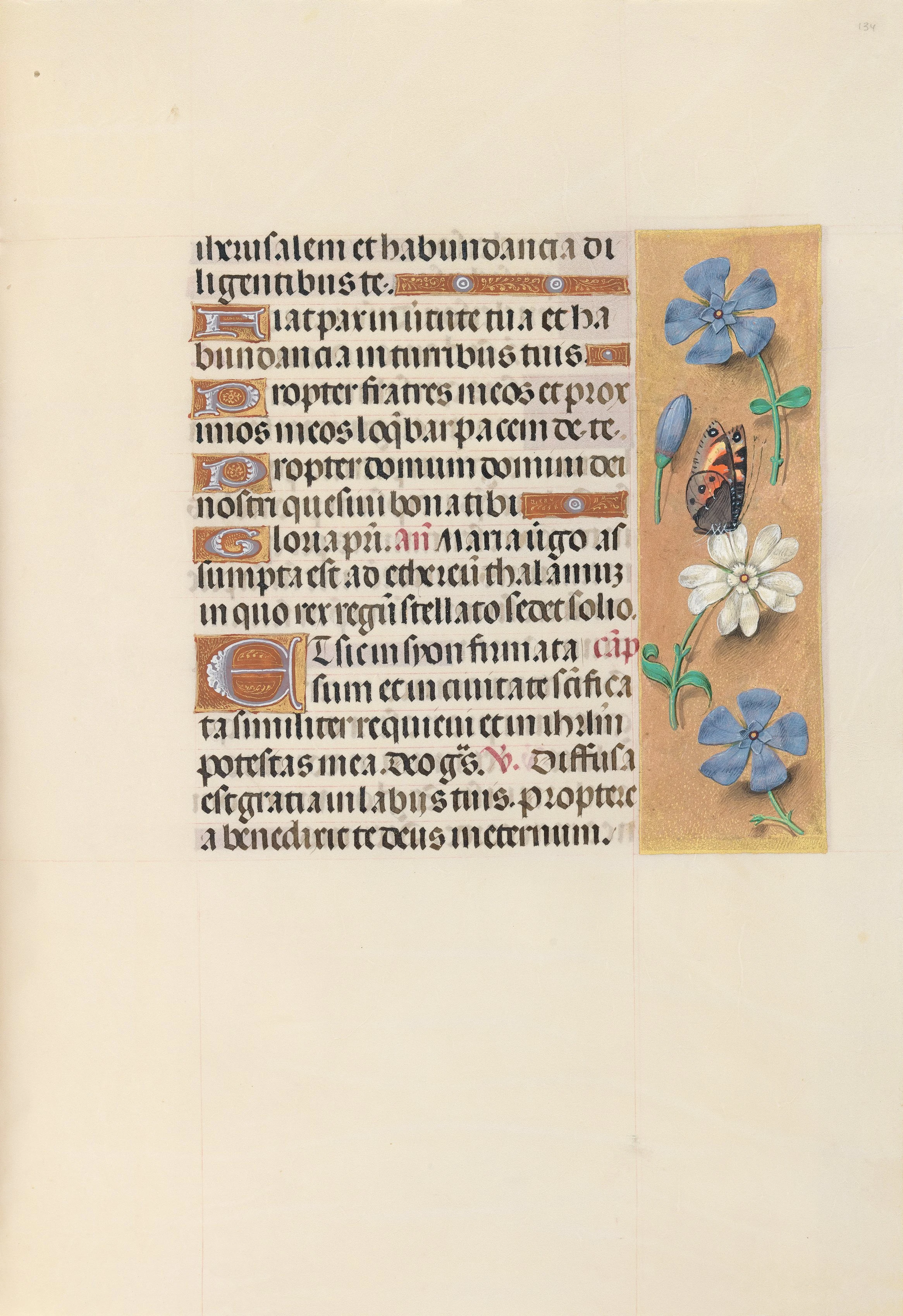 Hours of Queen Isabella the Catholic, Queen of Spain: Fol. 134r