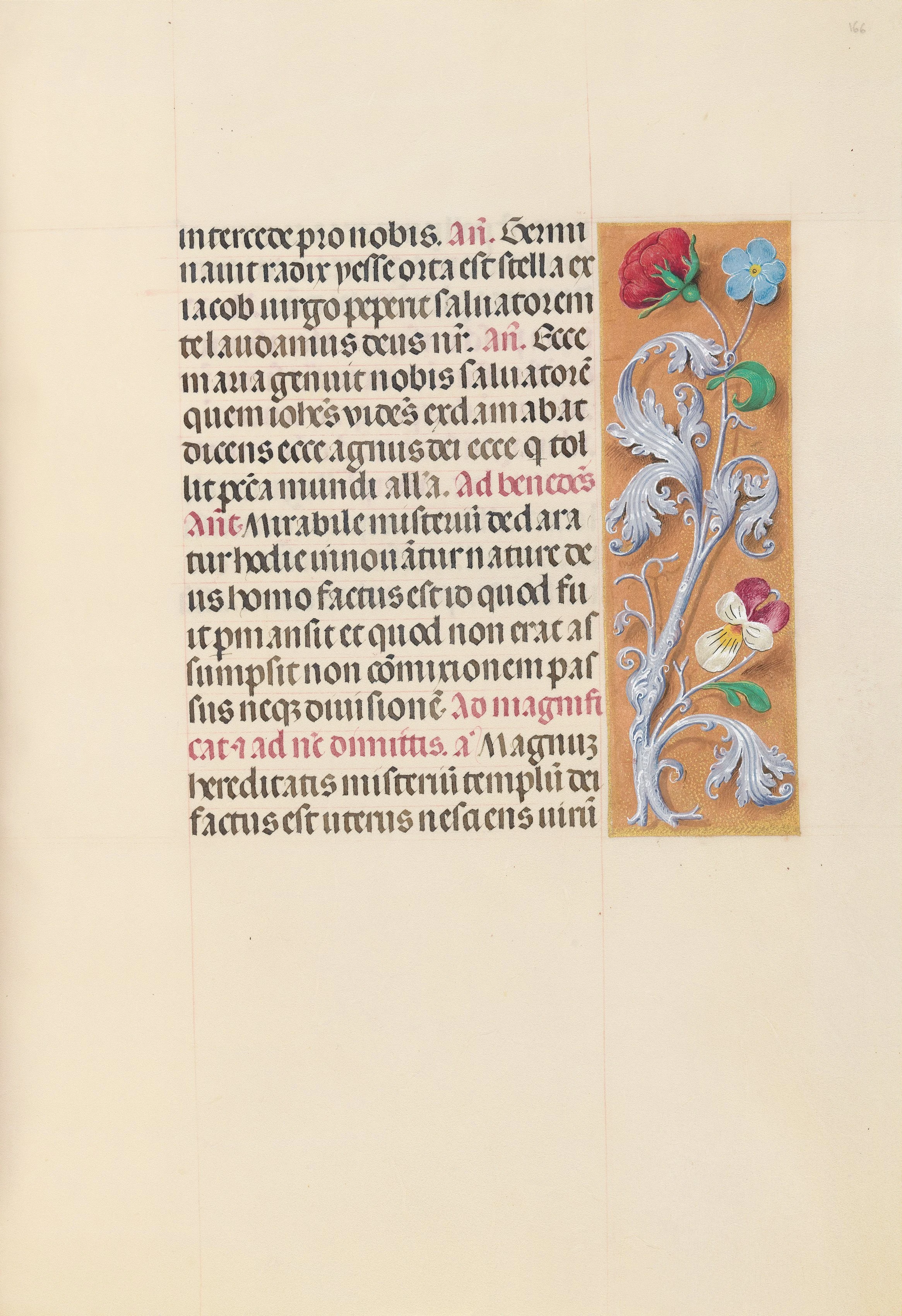 Hours of Queen Isabella the Catholic, Queen of Spain: Fol. 166r