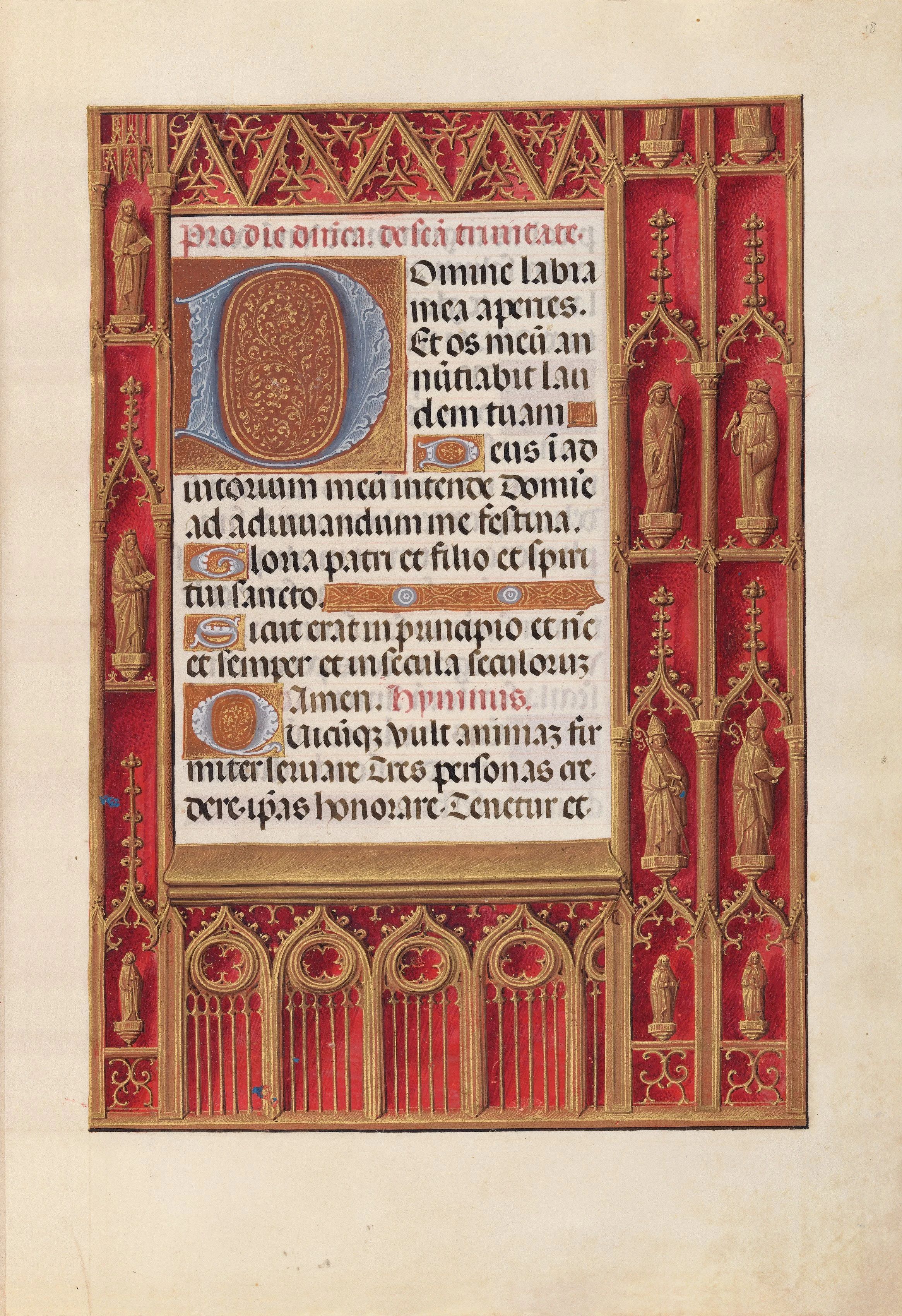 Hours of Queen Isabella the Catholic, Queen of Spain: Fol. 18r