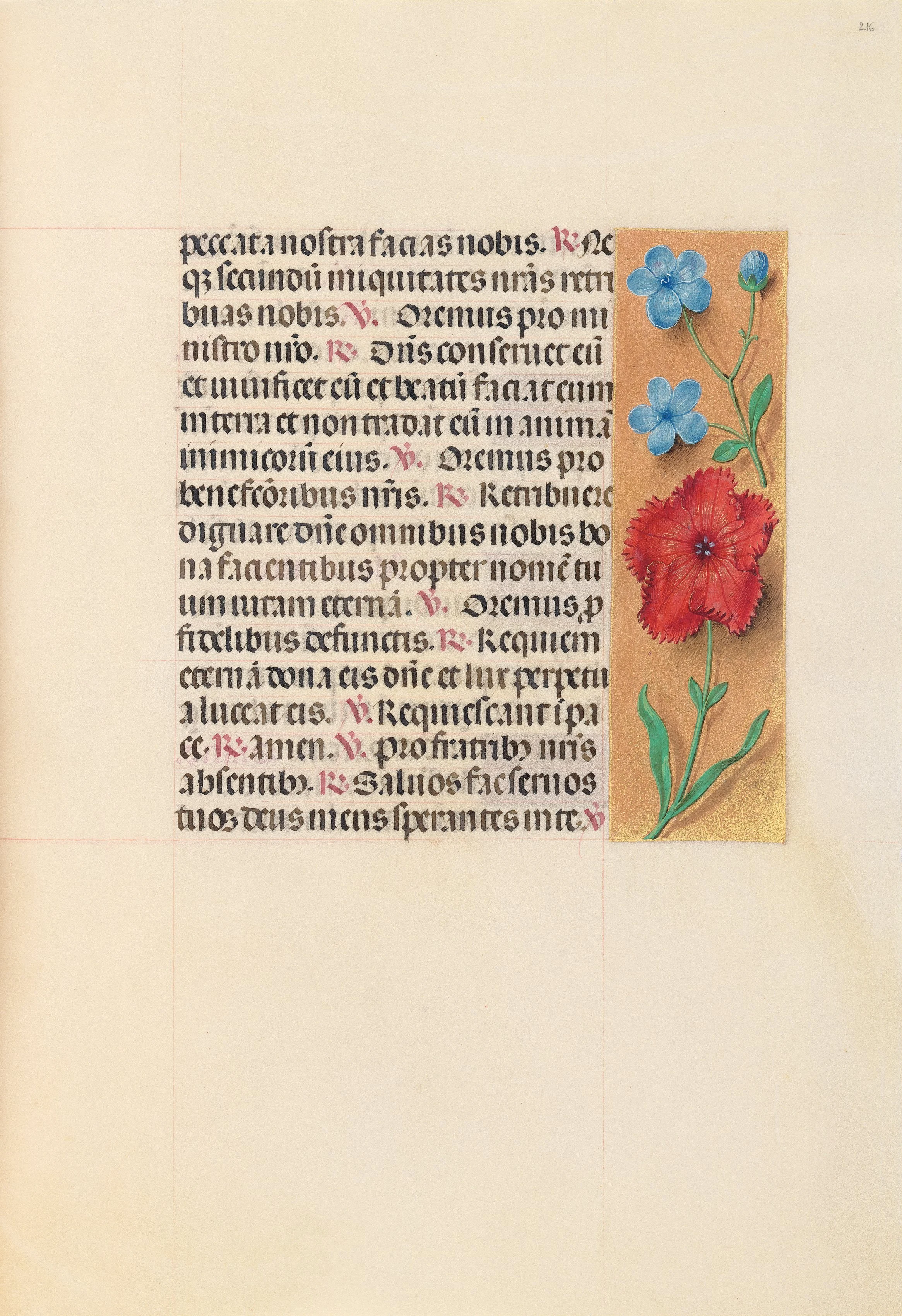 Hours of Queen Isabella the Catholic, Queen of Spain: Fol. 216r