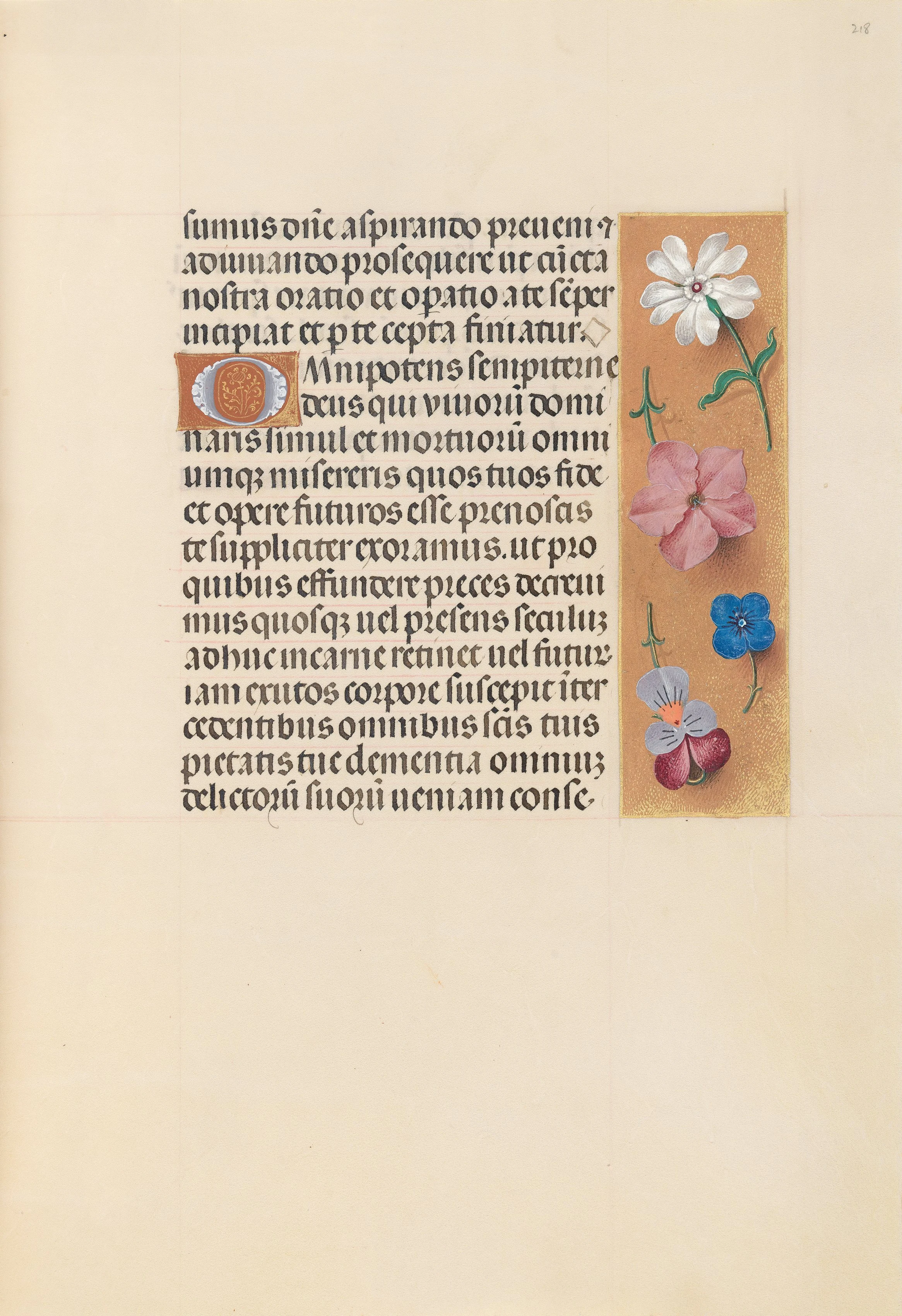 Hours of Queen Isabella the Catholic, Queen of Spain: Fol. 218r