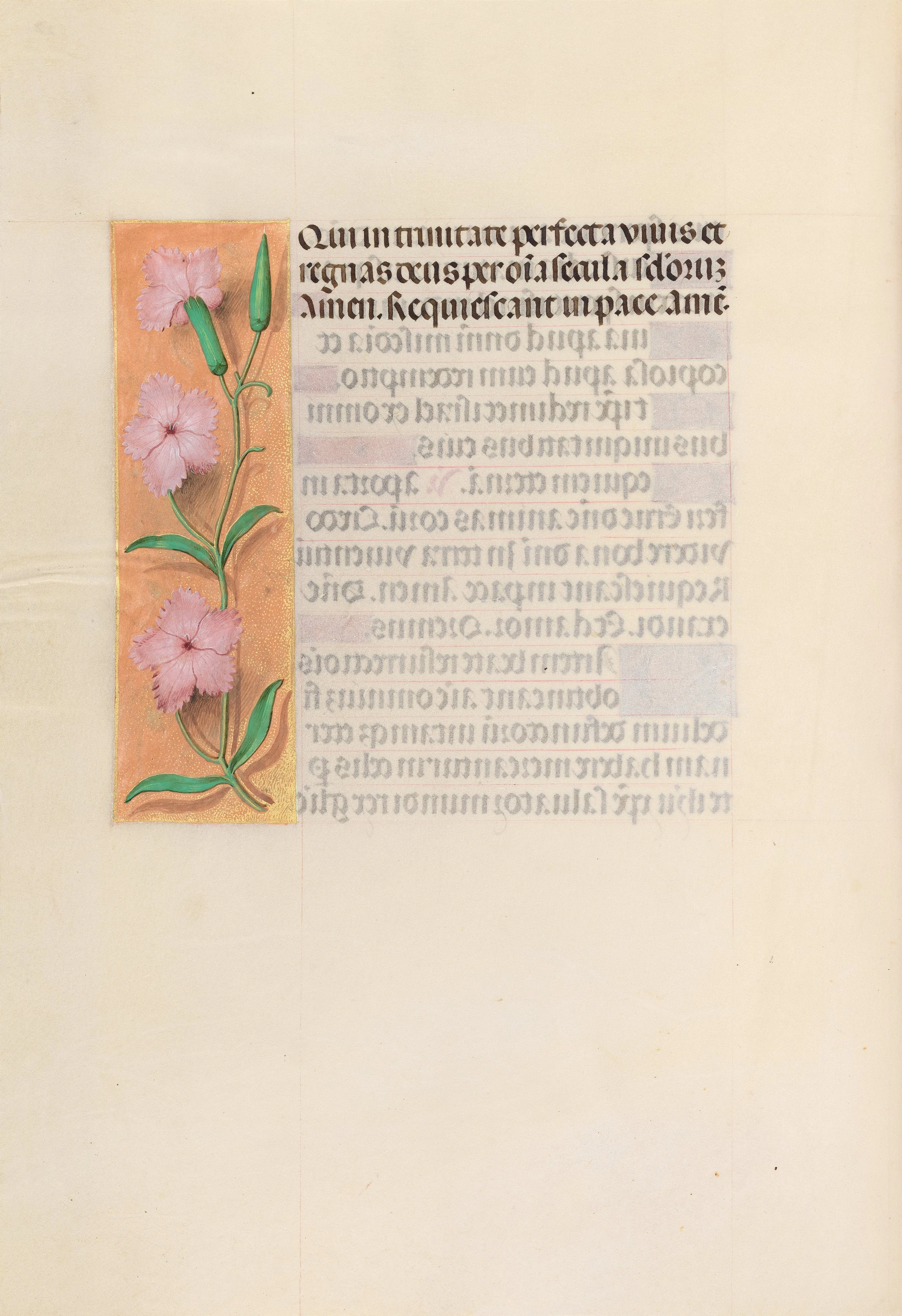 Hours of Queen Isabella the Catholic, Queen of Spain: Fol. 256v, Virgin and Child