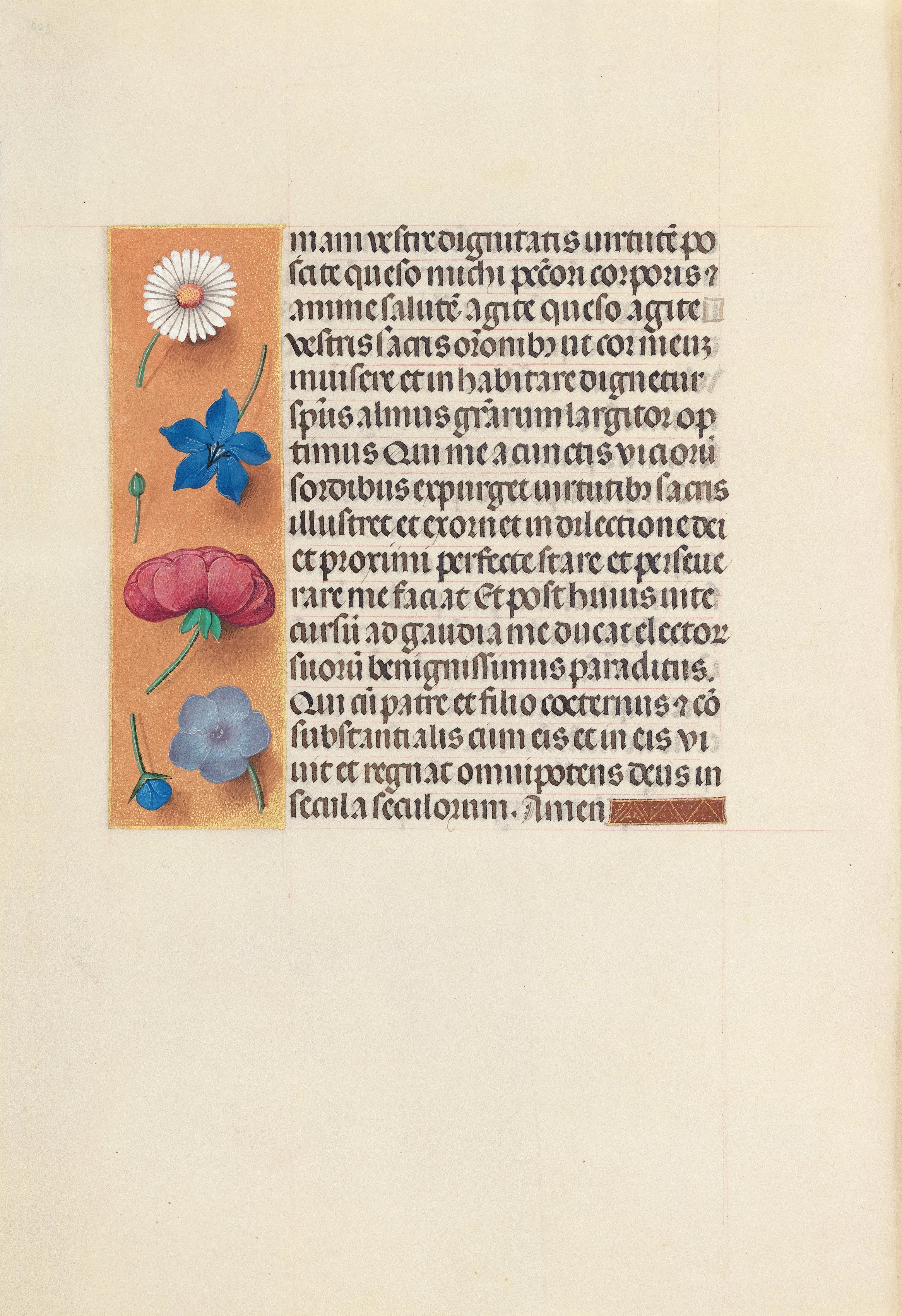 Hours of Queen Isabella the Catholic, Queen of Spain: Fol. 263v, Mass of St. Gregory