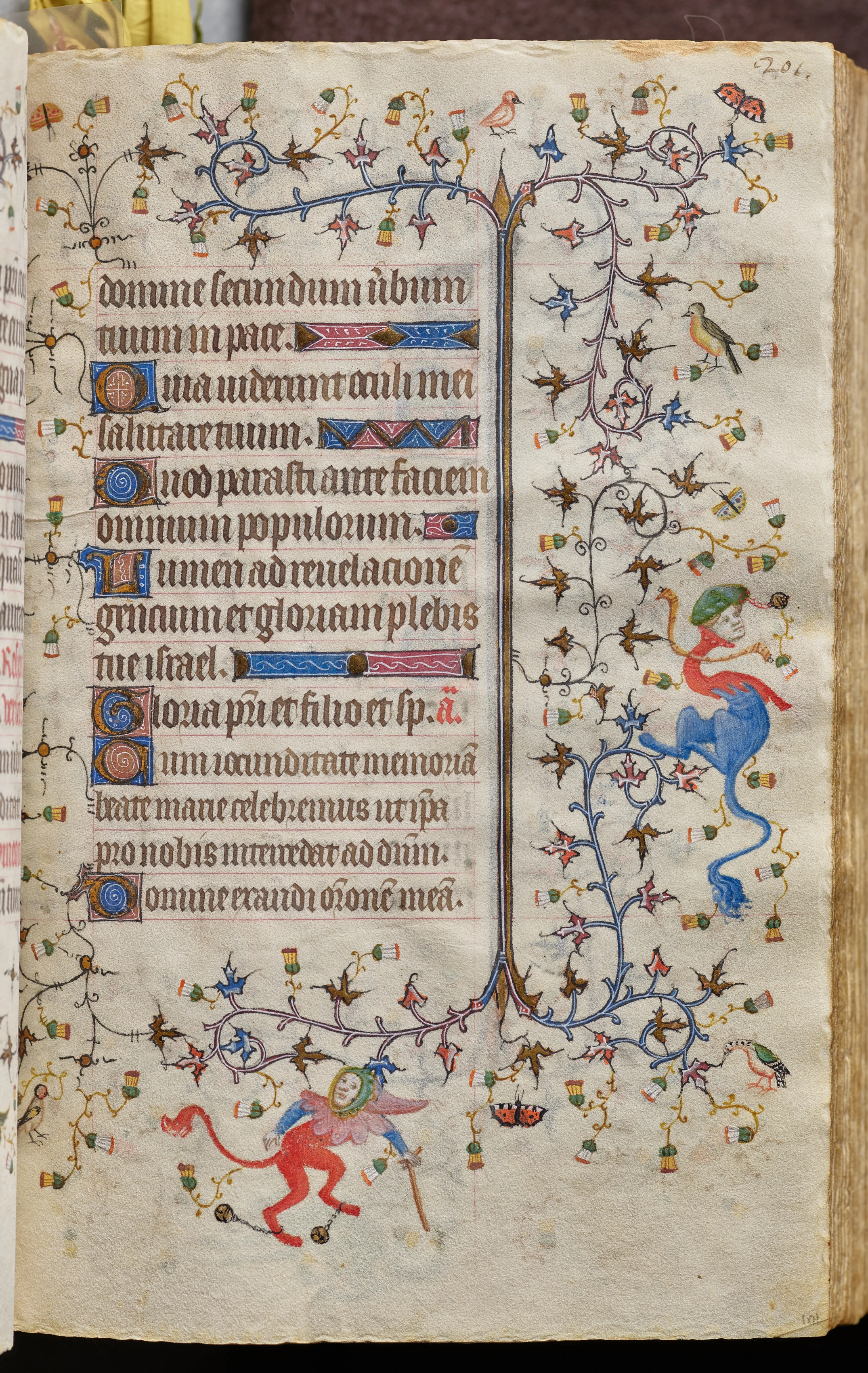 Hours of Charles the Noble, King of Navarre (1361-1425): fol. 101r, Text