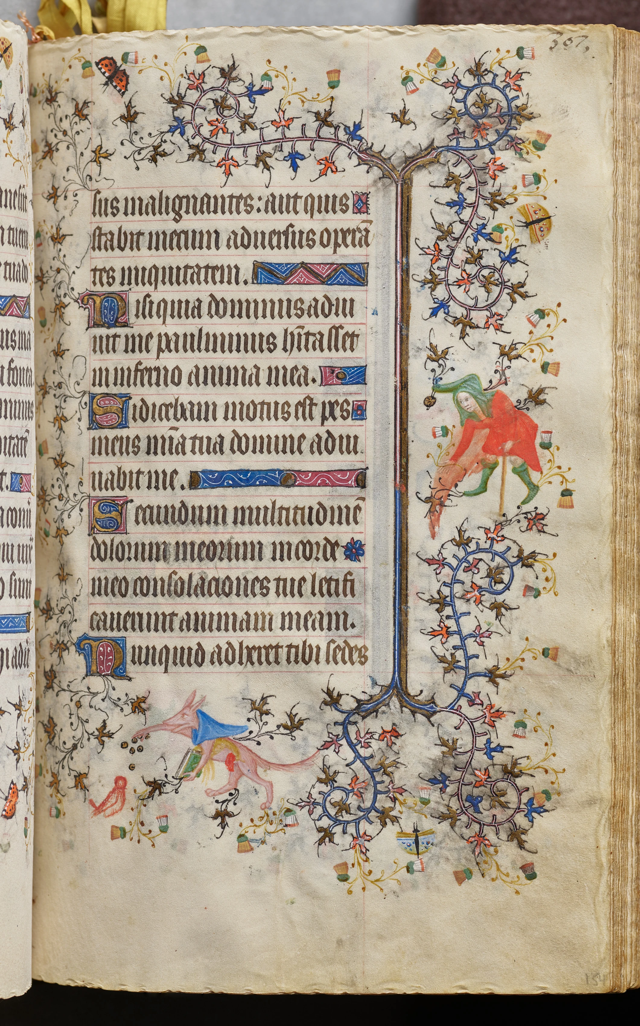 Hours of Charles the Noble, King of Navarre (1361-1425): fol. 154r, Text