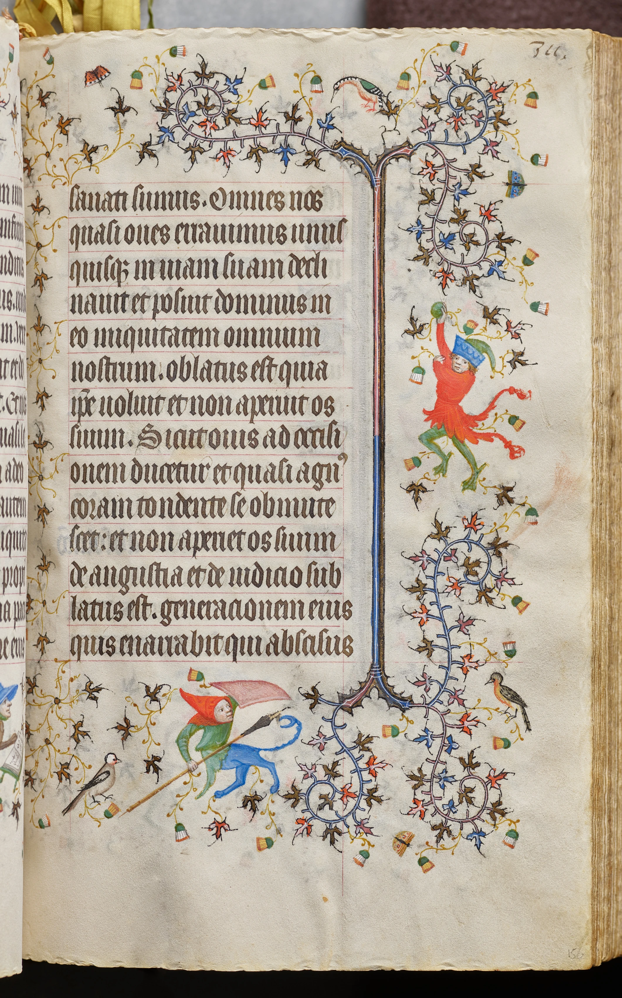 Hours of Charles the Noble, King of Navarre (1361-1425): fol. 156r, Text