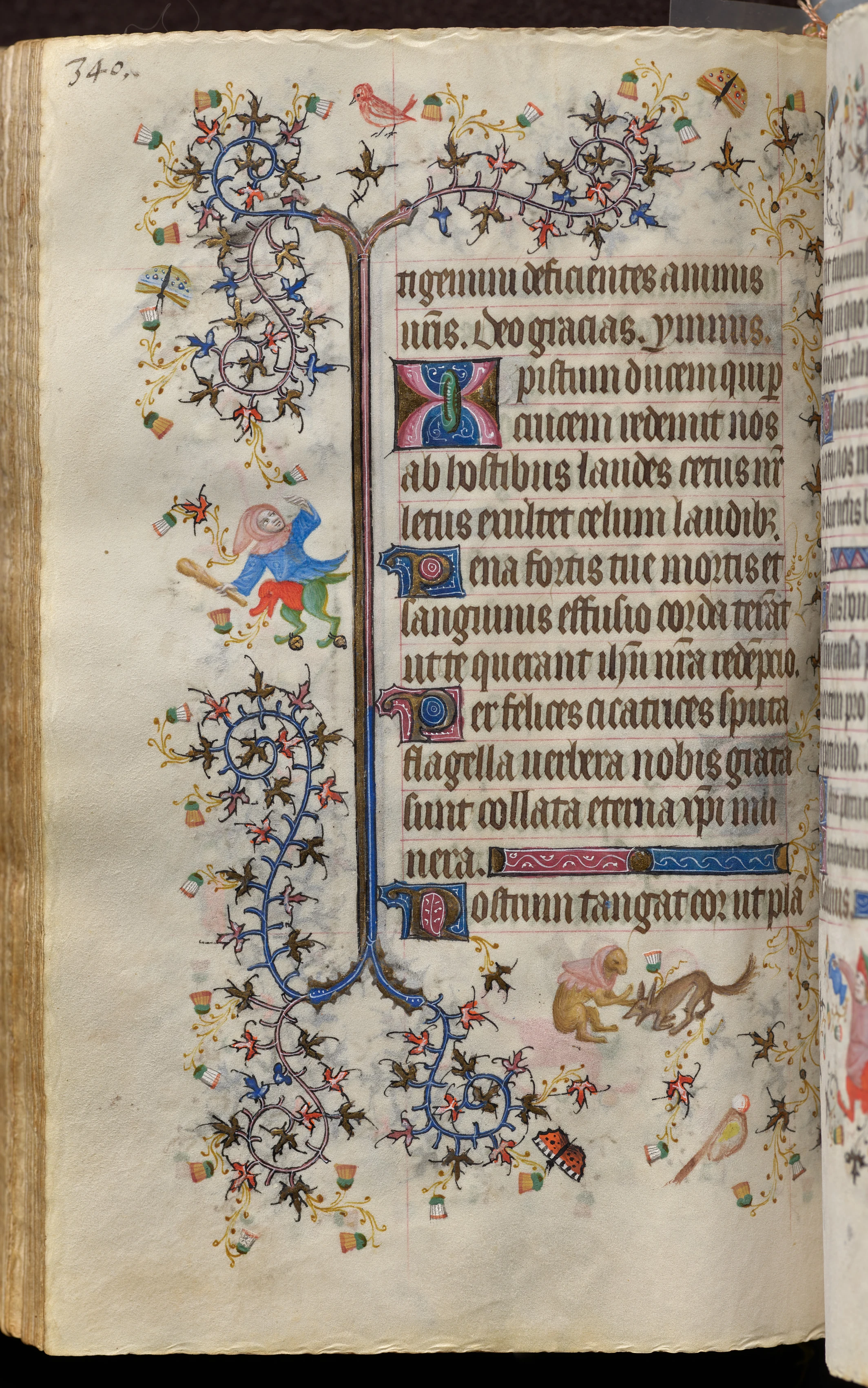 Hours of Charles the Noble, King of Navarre (1361-1425): fol. 165v, Text