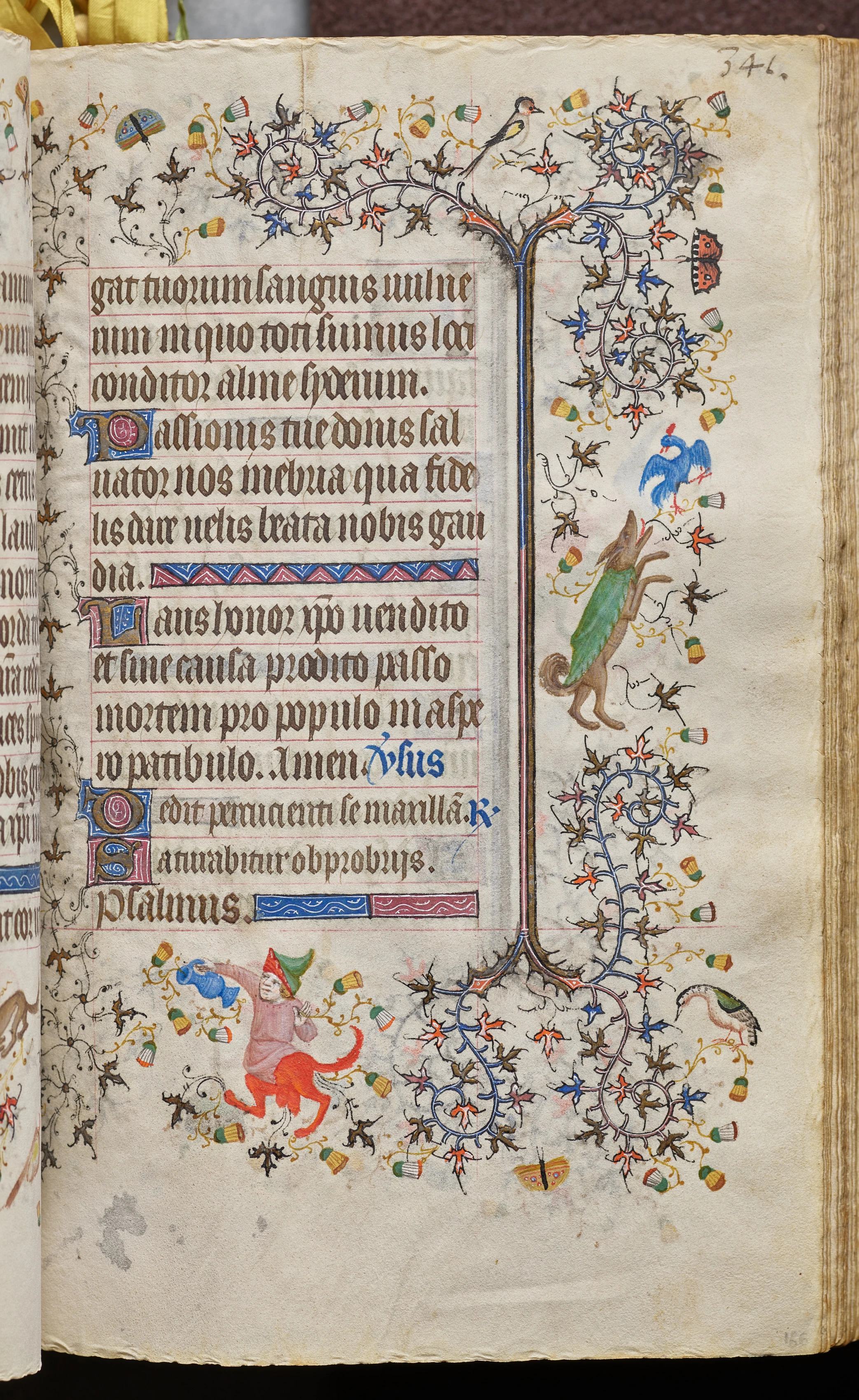 Hours of Charles the Noble, King of Navarre (1361-1425): fol. 166r, Text