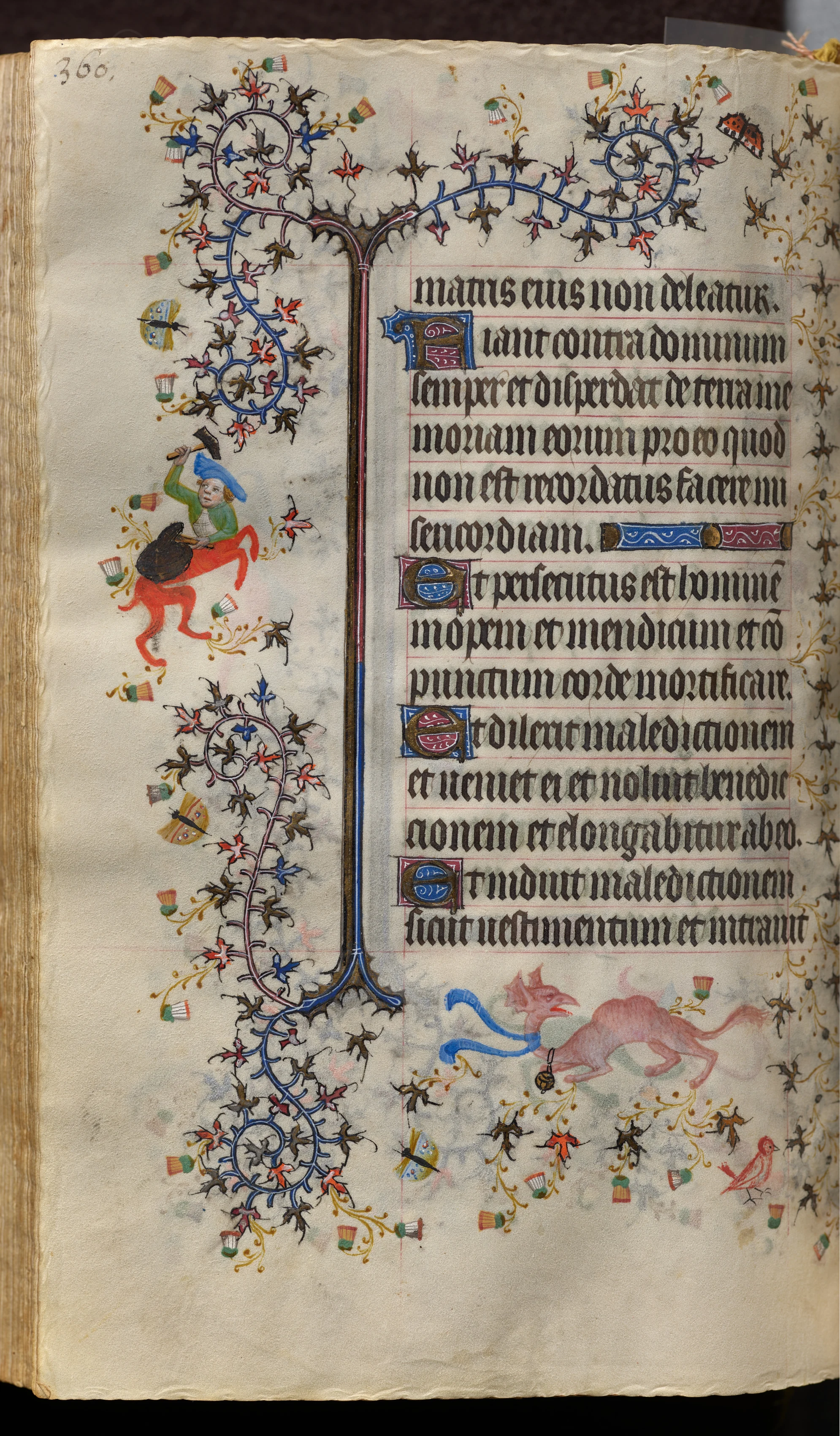 Hours of Charles the Noble, King of Navarre (1361-1425): fol. 175v, Text