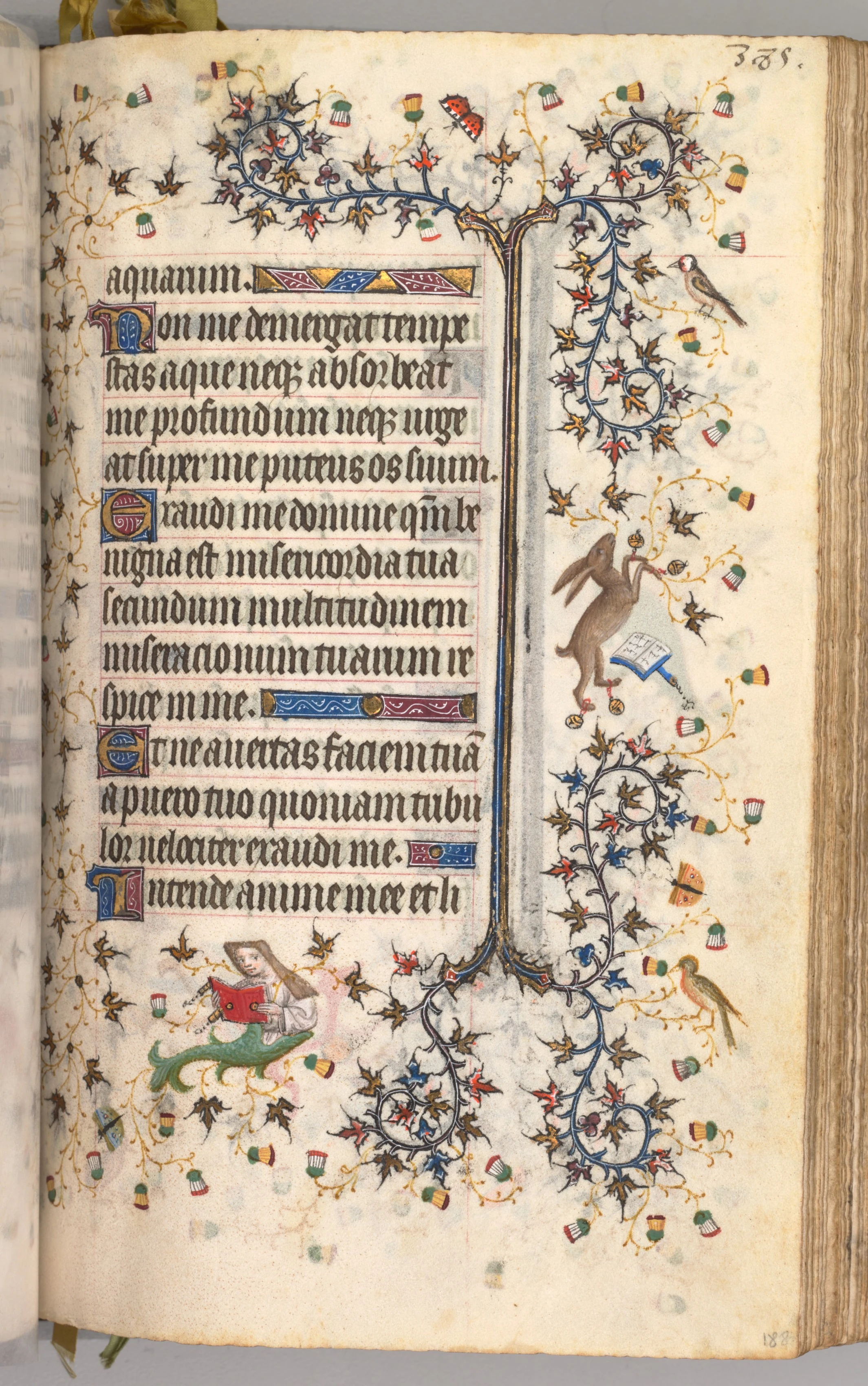Hours of Charles the Noble, King of Navarre (1361-1425): fol. 188r, Text