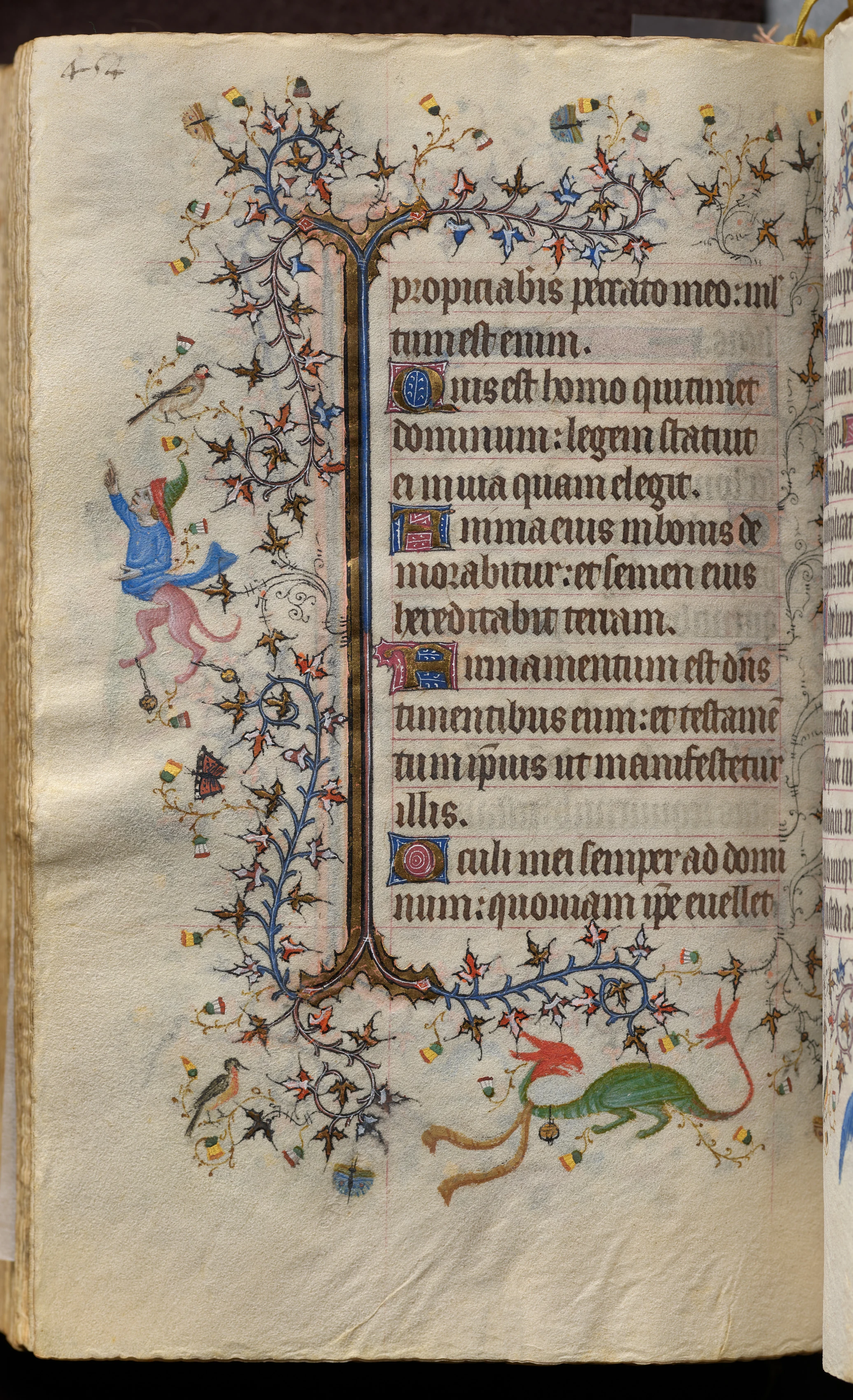 Hours of Charles the Noble, King of Navarre (1361-1425): fol. 221v, Text