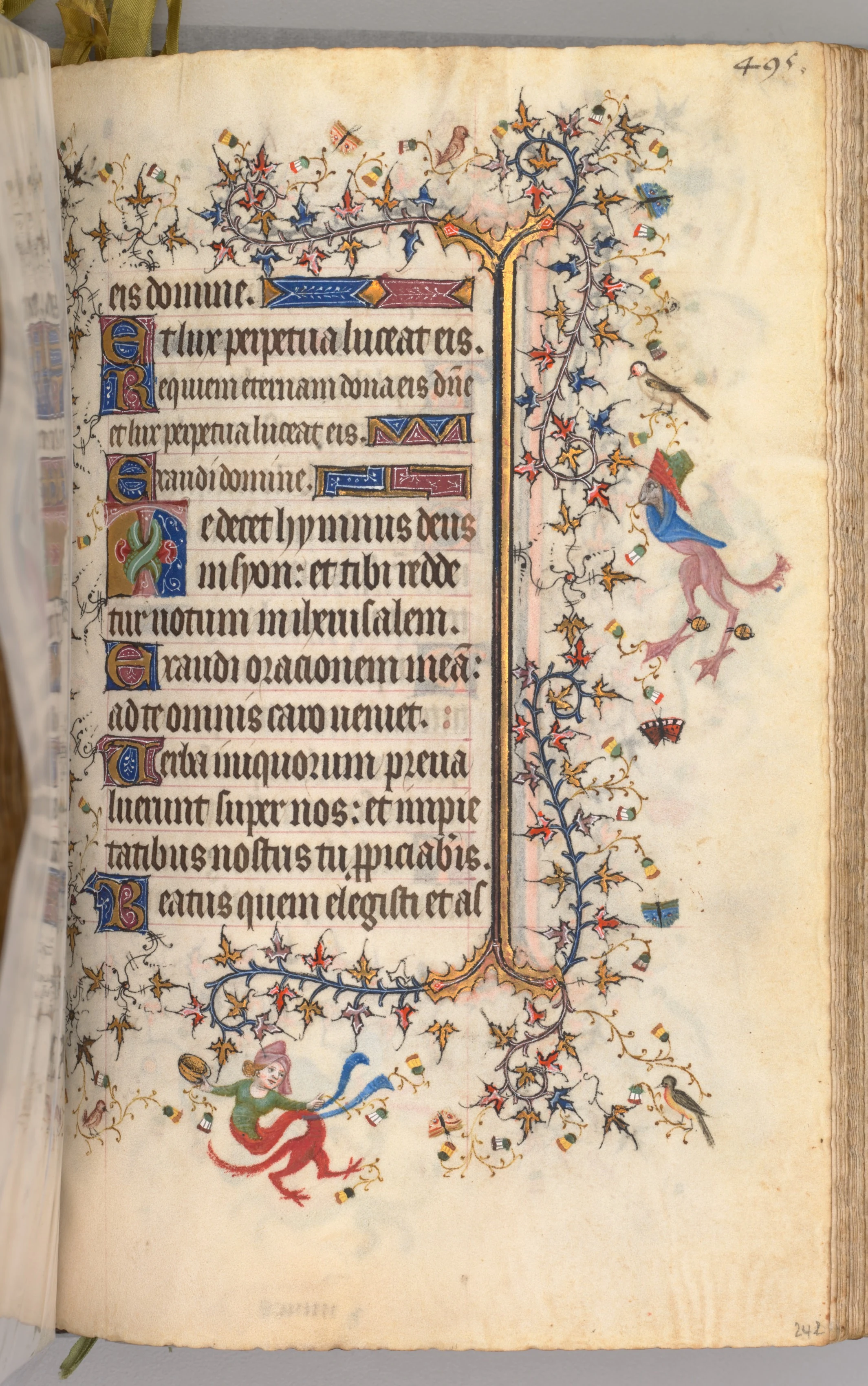 Hours of Charles the Noble, King of Navarre (1361-1425): fol. 242r, Text