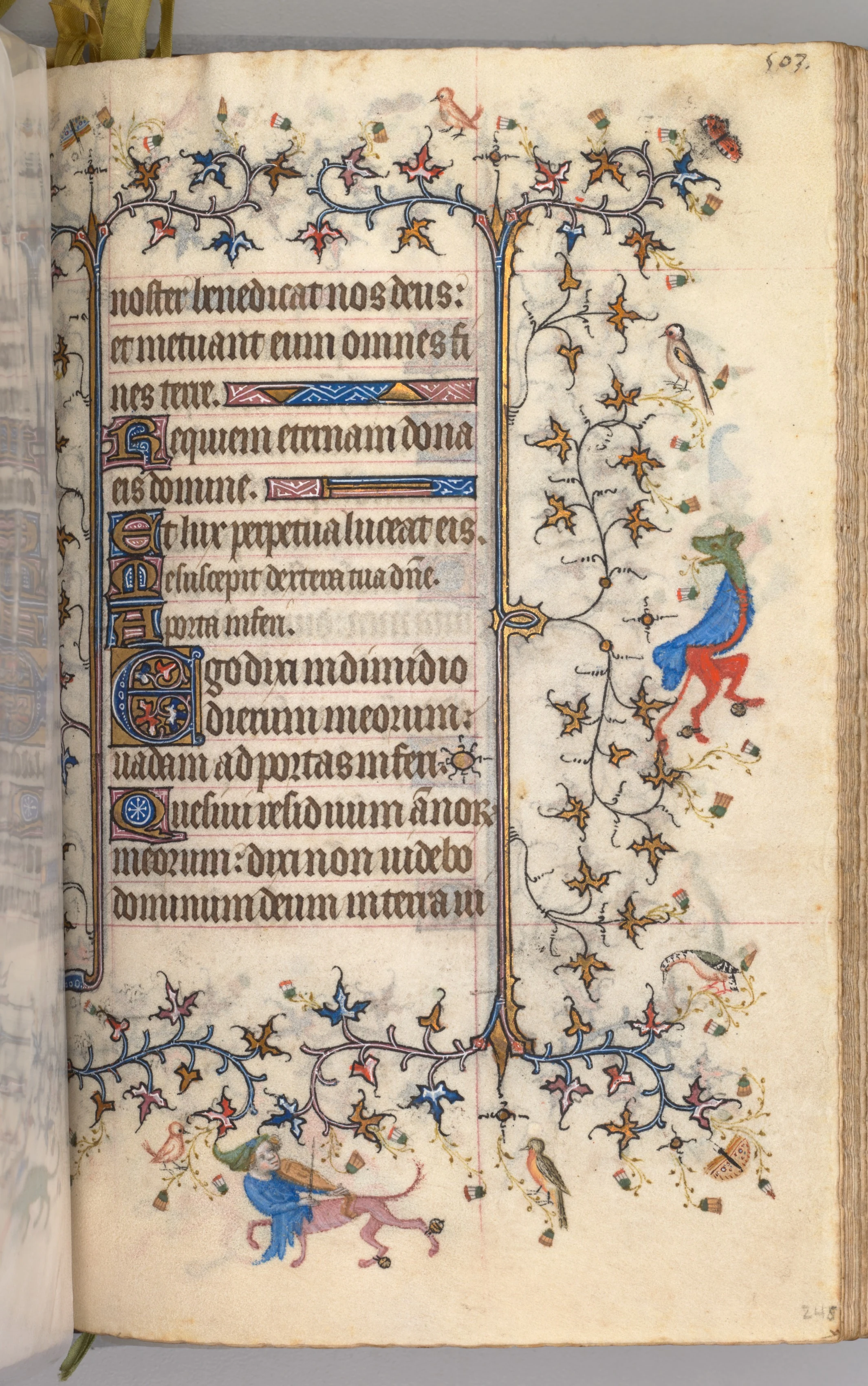 Hours of Charles the Noble, King of Navarre (1361-1425): fol. 246r, Text