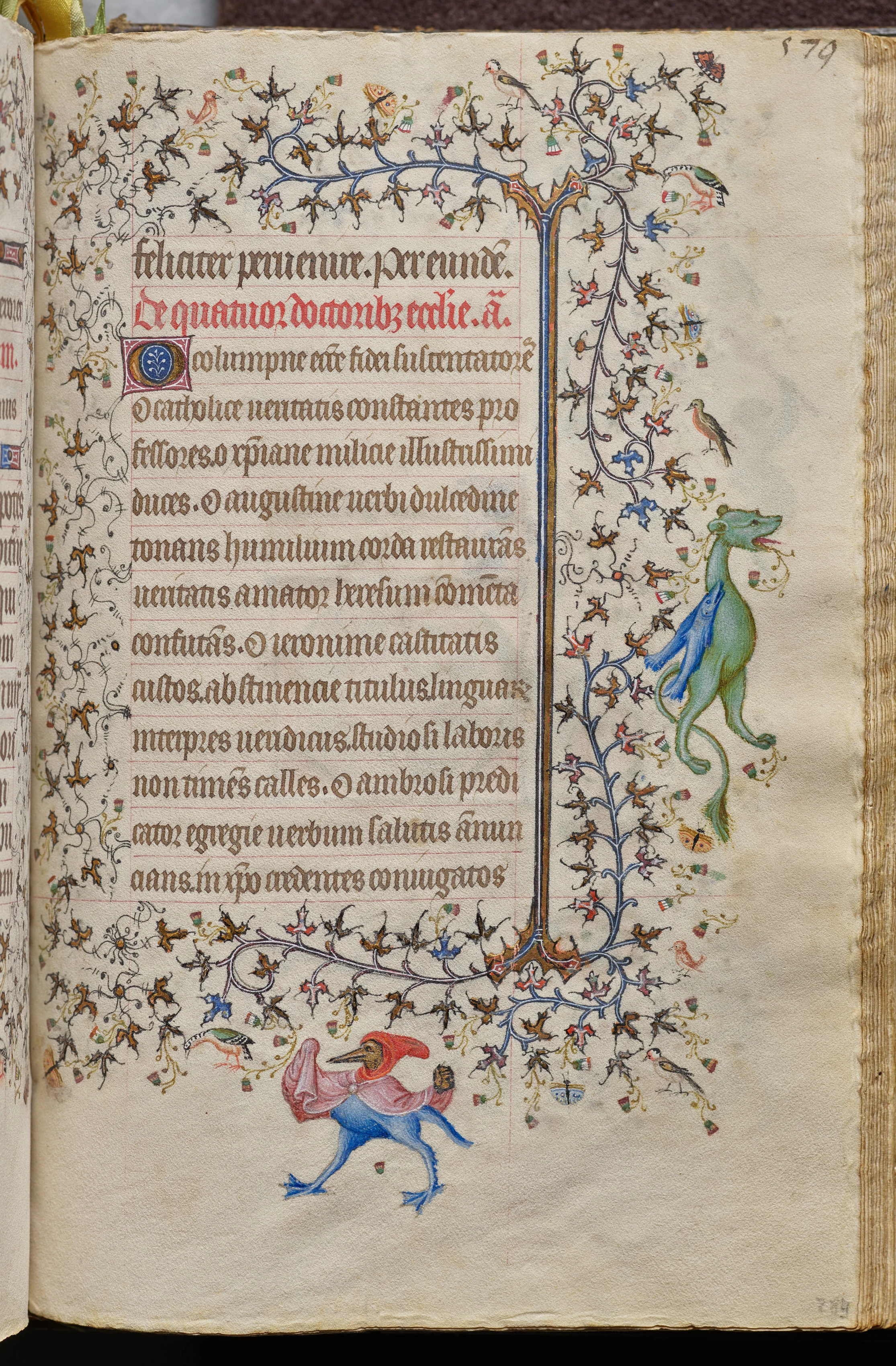 Hours of Charles the Noble, King of Navarre (1361-1425): fol. 284r, Text